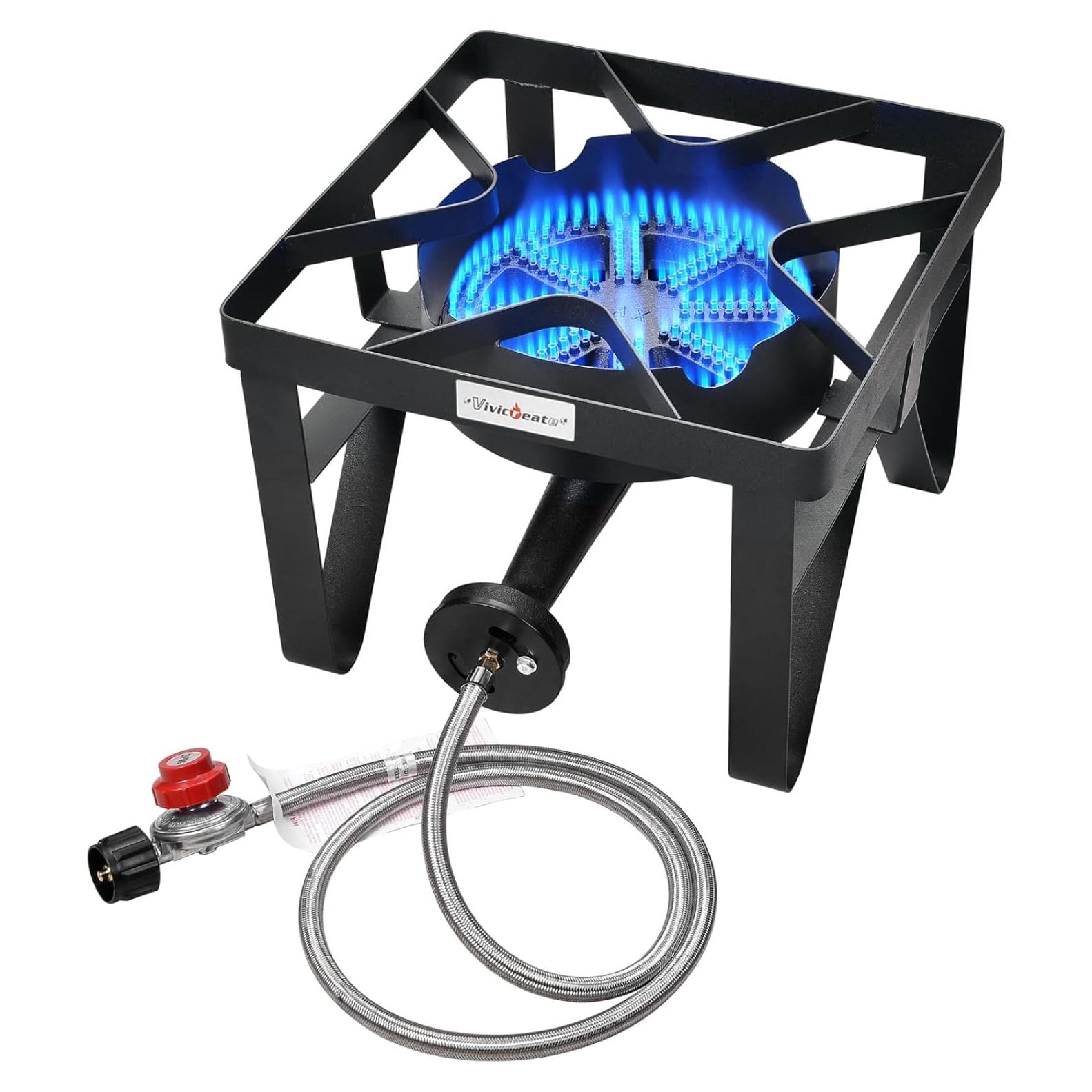 Estufa de gas propano Vivicreate 185000 BTU para exteriores