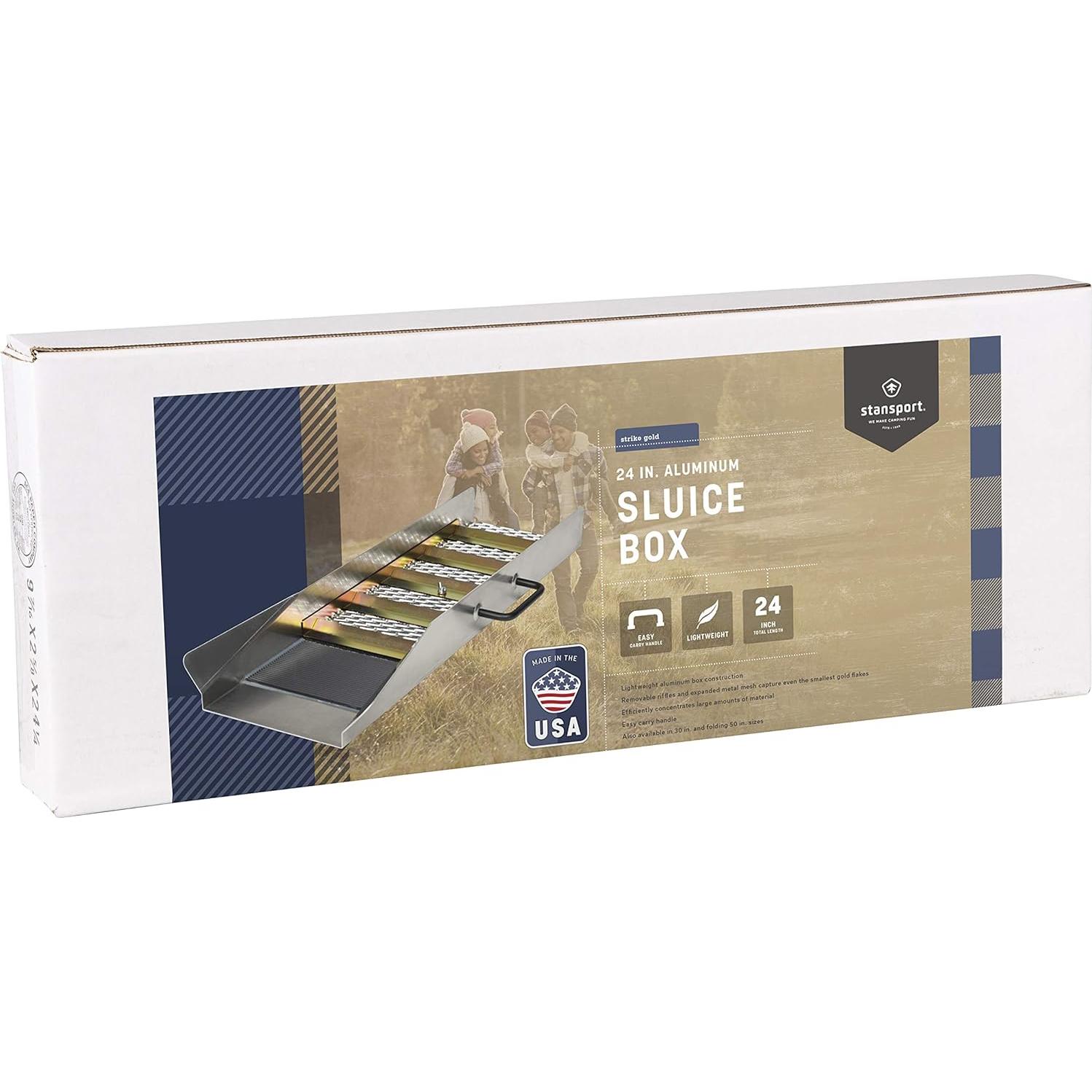 Caja de Sluice de Aluminio Stansport 61 cm 50 Litros