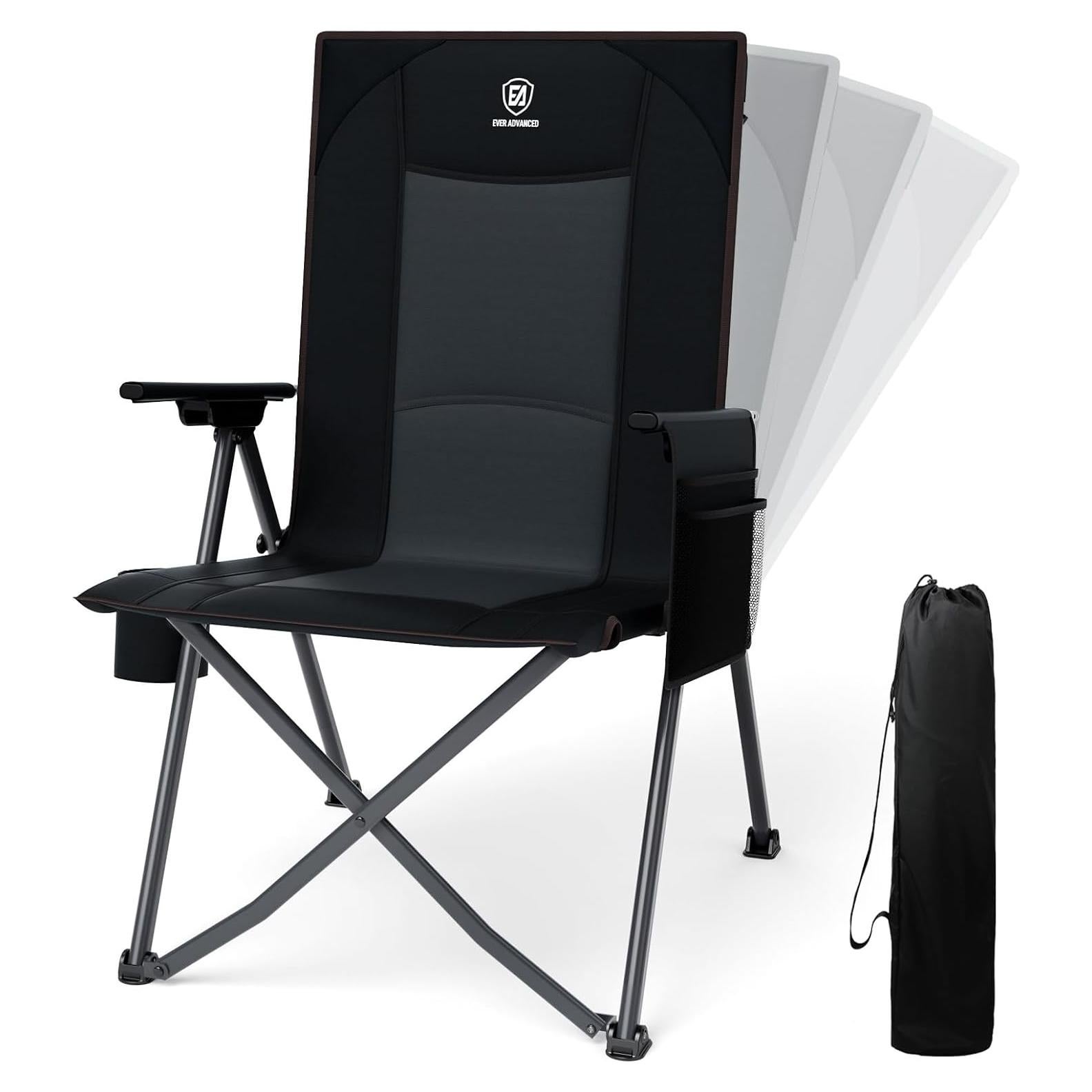 Silla de Camping Reclinable Ever Advanced FC-5022-455 Negra
