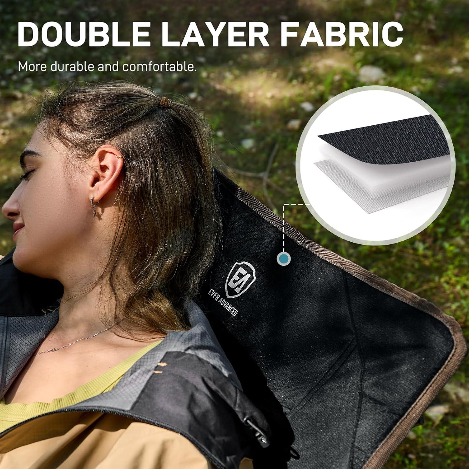 Silla de Camping Reclinable Ever Advanced FC-5022-455 Negra