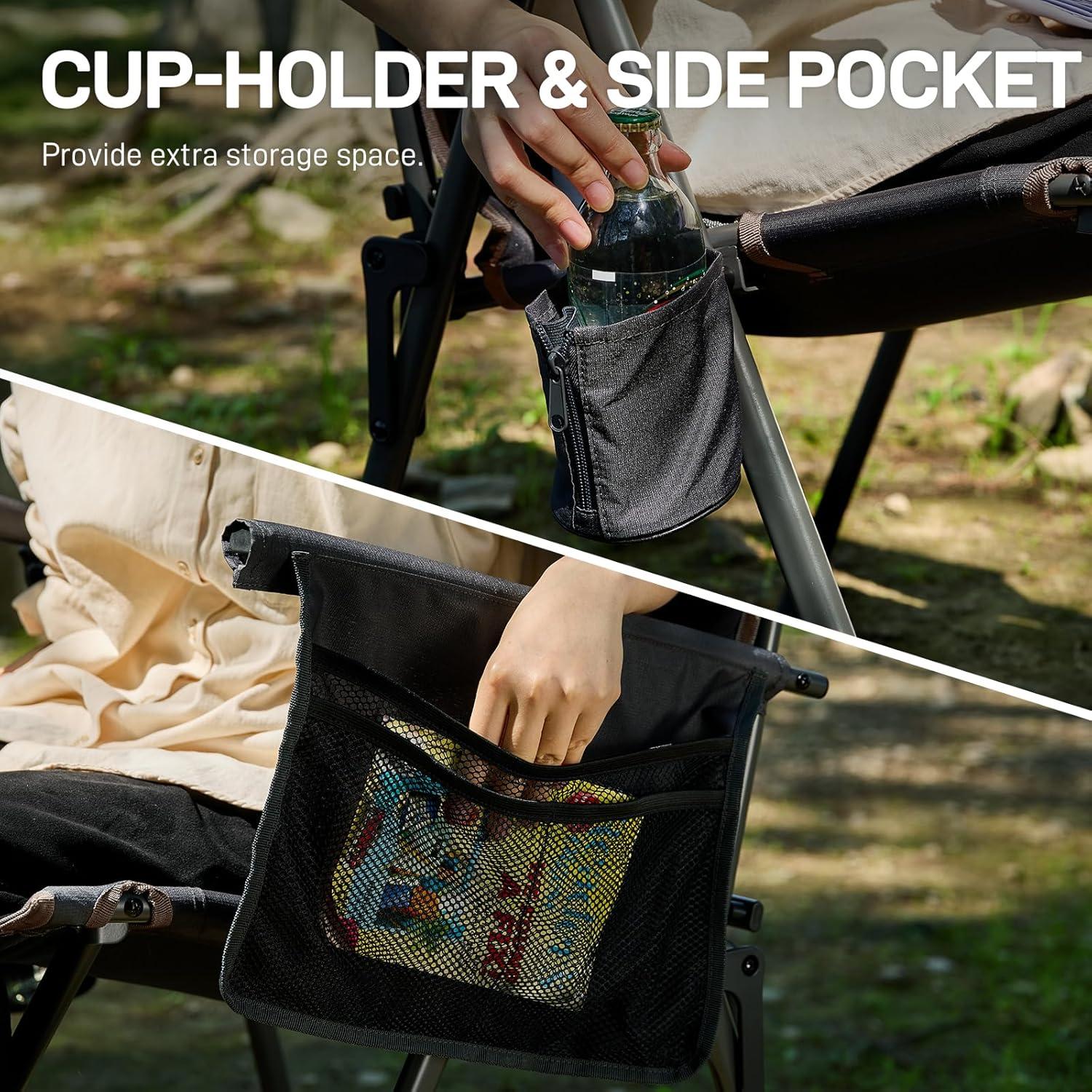 Silla de Camping Reclinable Ever Advanced FC-5022-455 Negra