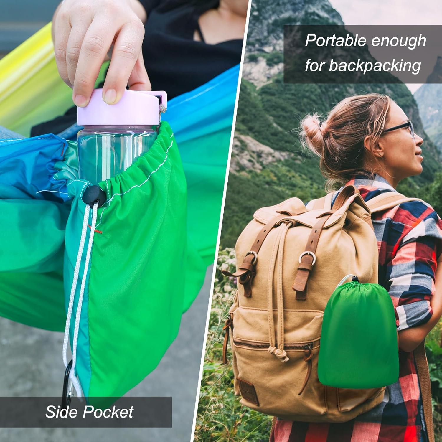 Hamaca de Camping ZAIXIA de Nylon 270x140cm 181kg