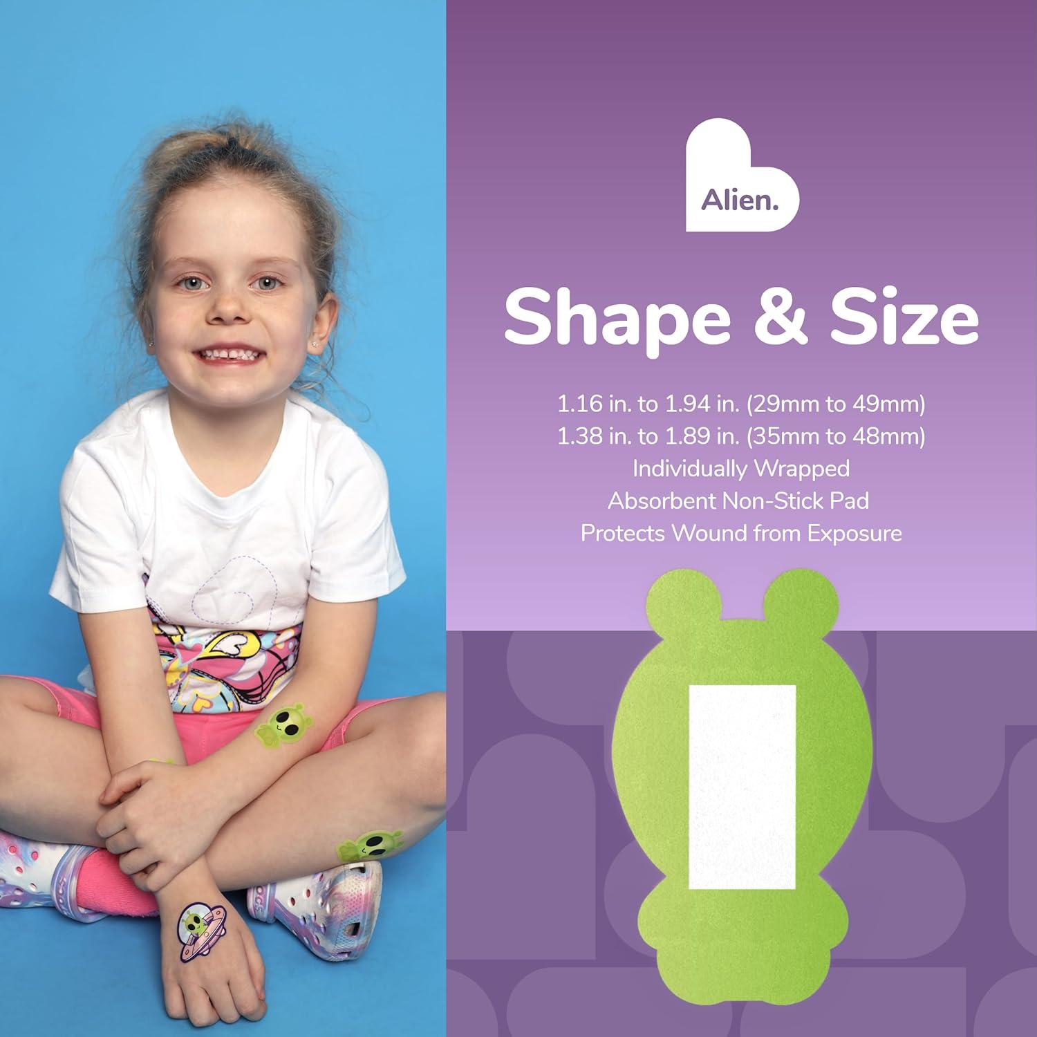 Vendajes Adhesivos Alienígenas BioSwiss - 24 Piezas Halloween