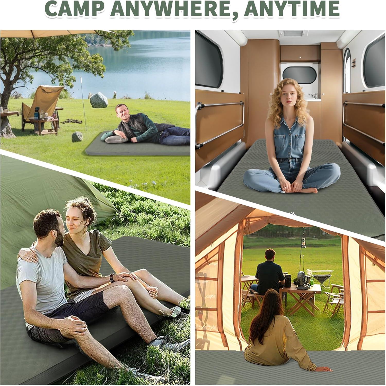 Colchón de Aire Autoinflable ShtNeeg Individual 200x140 cm