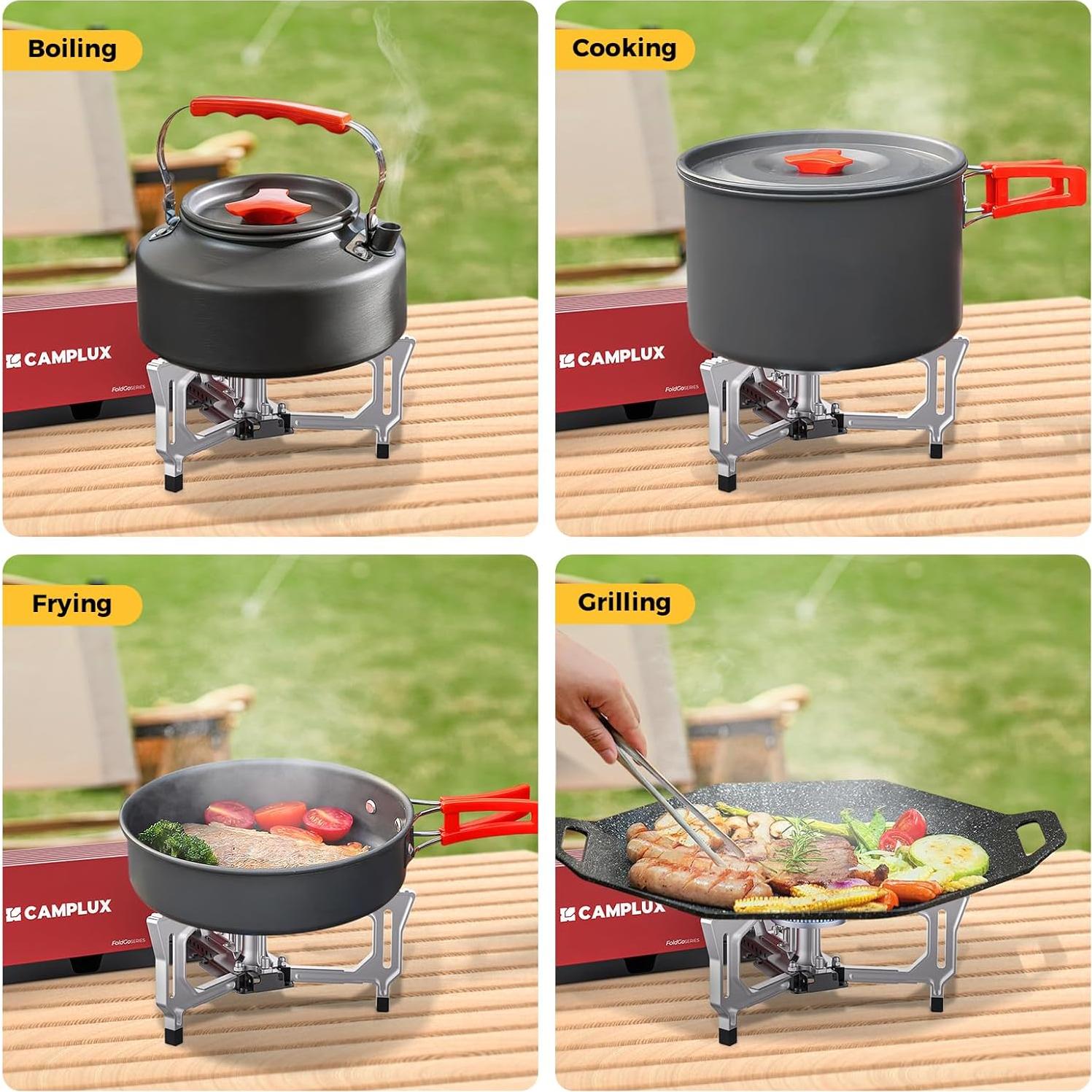 Estufa de Camping Portátil CAMPLUX FG01AR Butano 7500 BTU