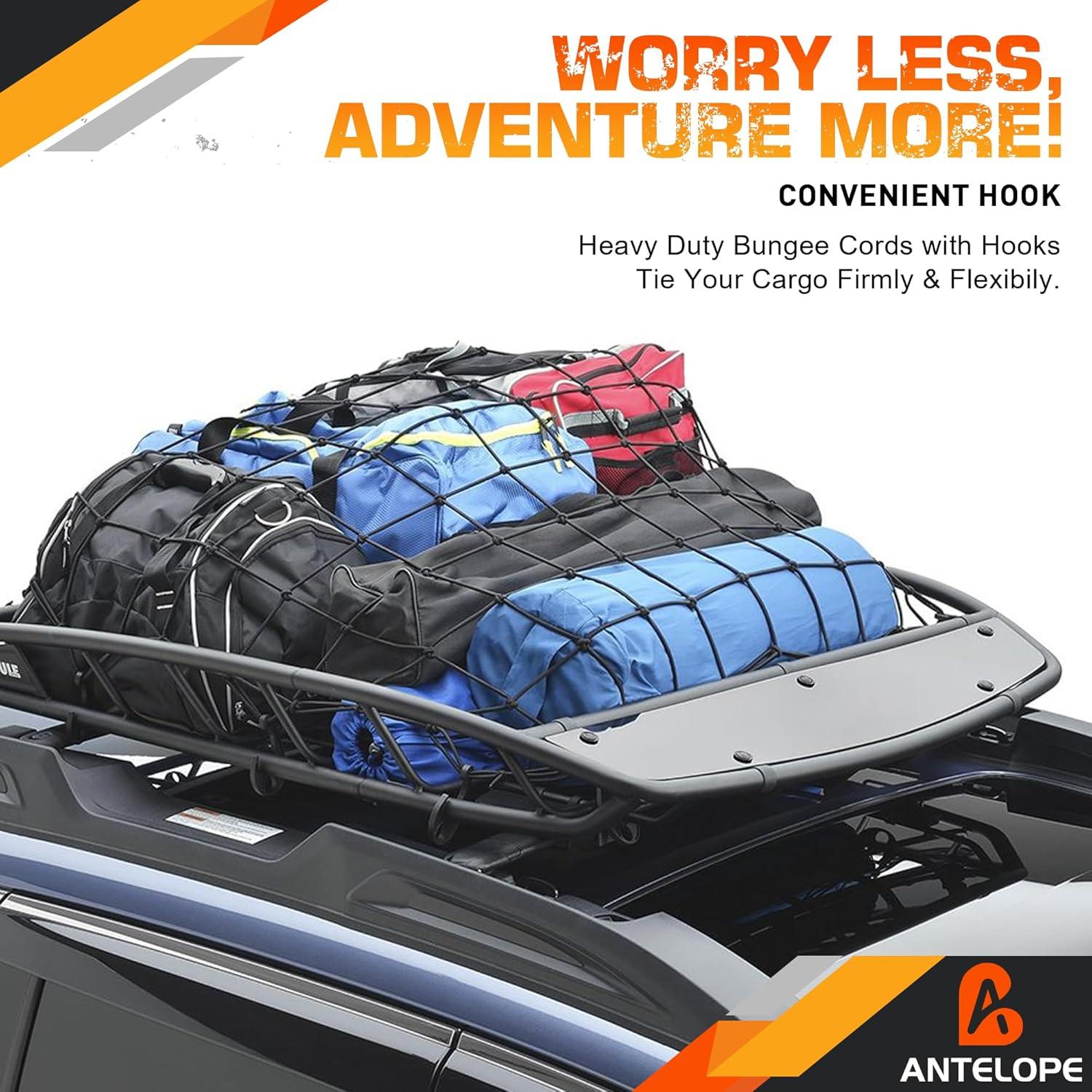 Cuerdas Bungee 91 cm A ANTELOPE, Paquete de 8 Alta Resistencia