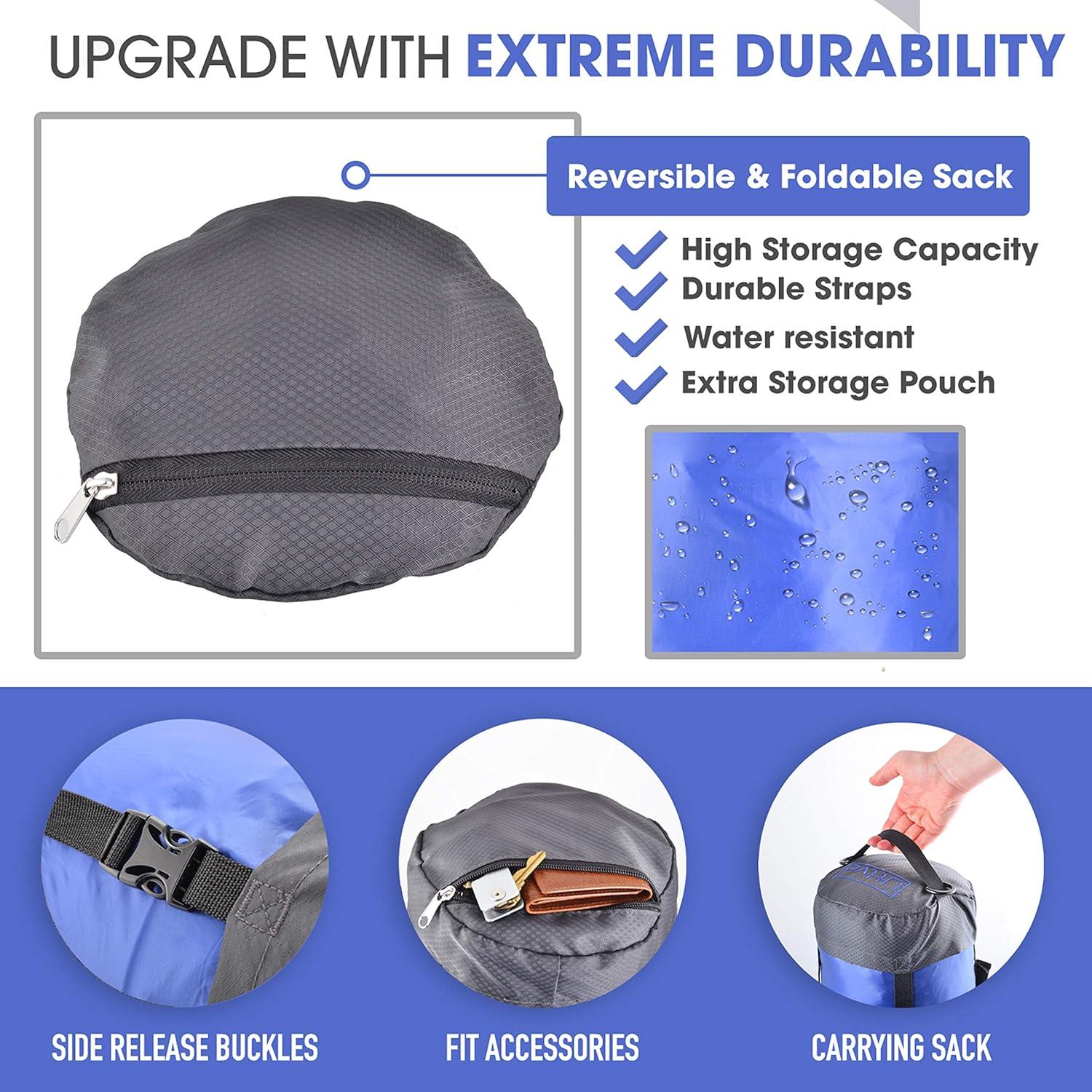 Saco de Compresión ttvo 11L Nylon Resistente al Agua Camping