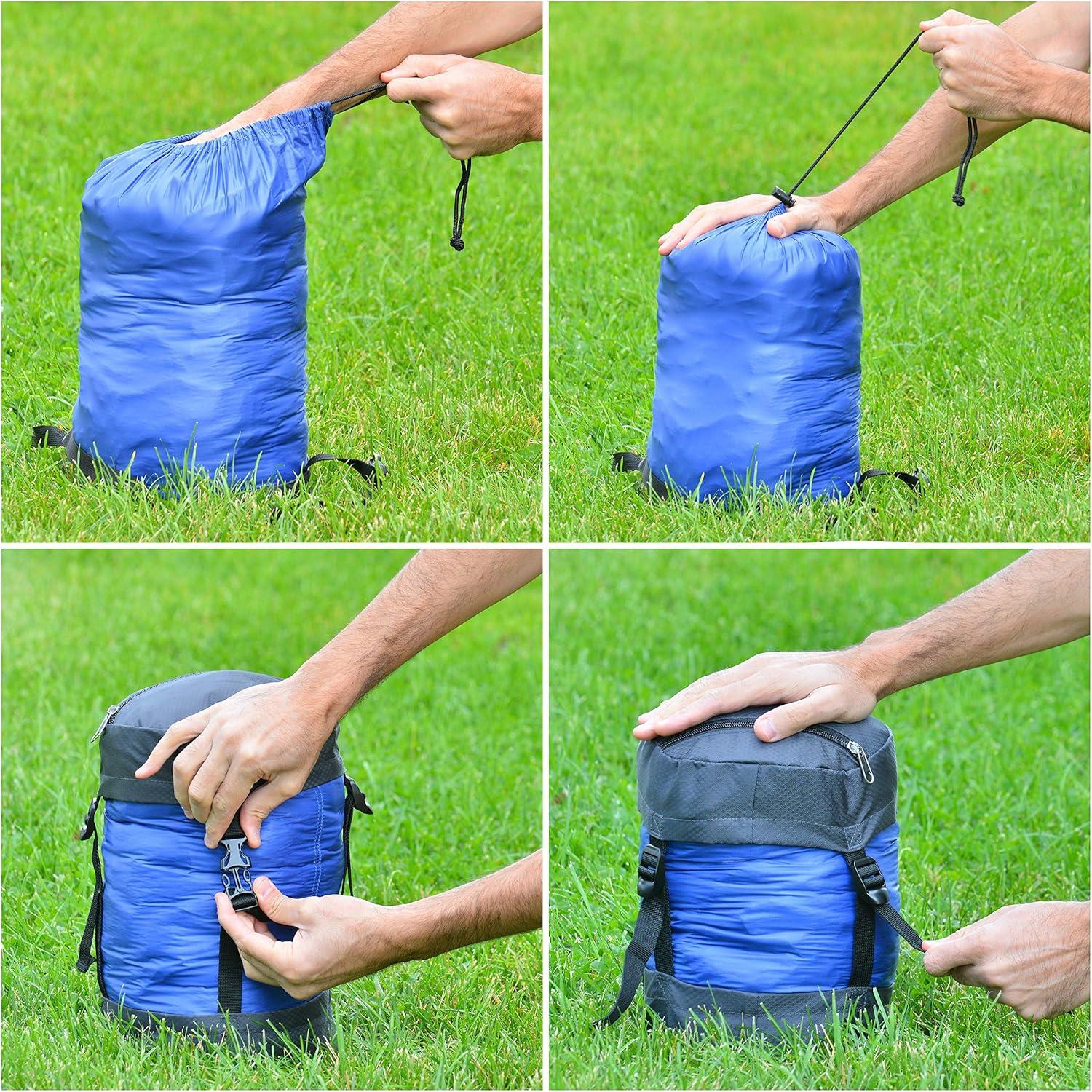 Saco de Compresión ttvo 11L Nylon Resistente al Agua Camping