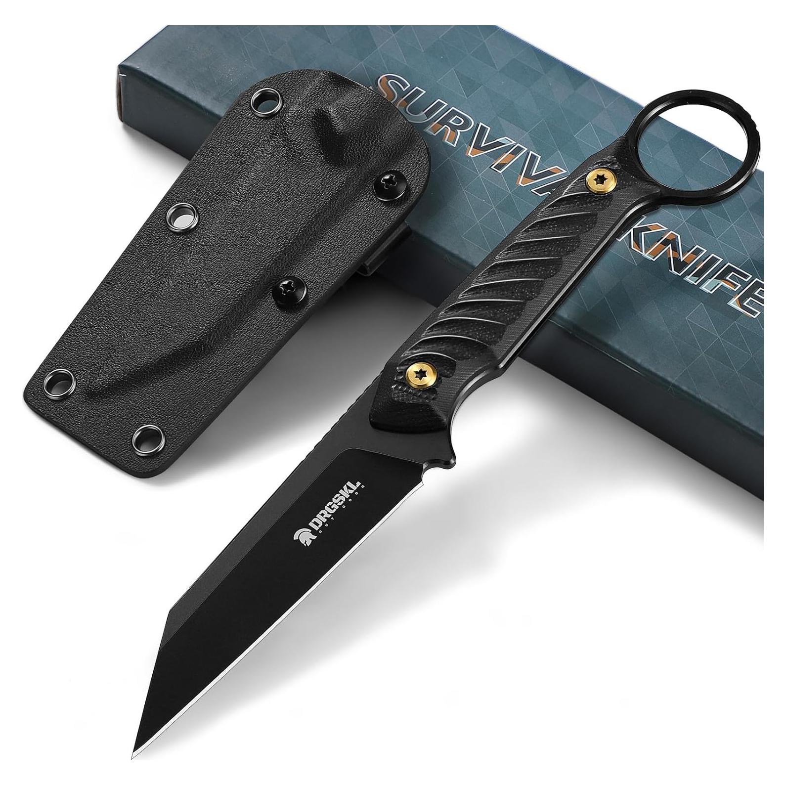 Cuchillo de Supervivencia DRGSKL Sheepsfoot 20.3cm Acero D2