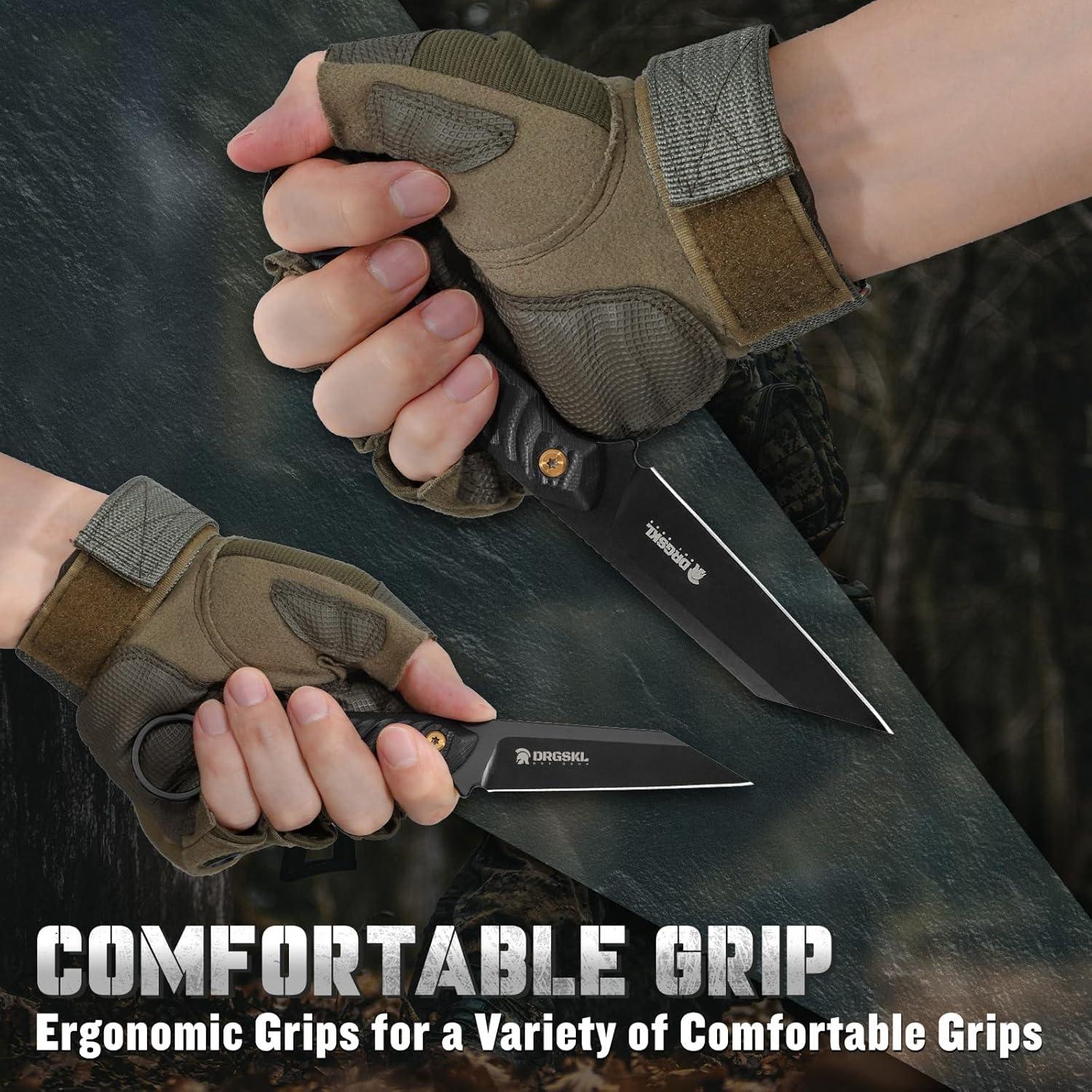 Cuchillo de Supervivencia DRGSKL Sheepsfoot 20.3cm Acero D2