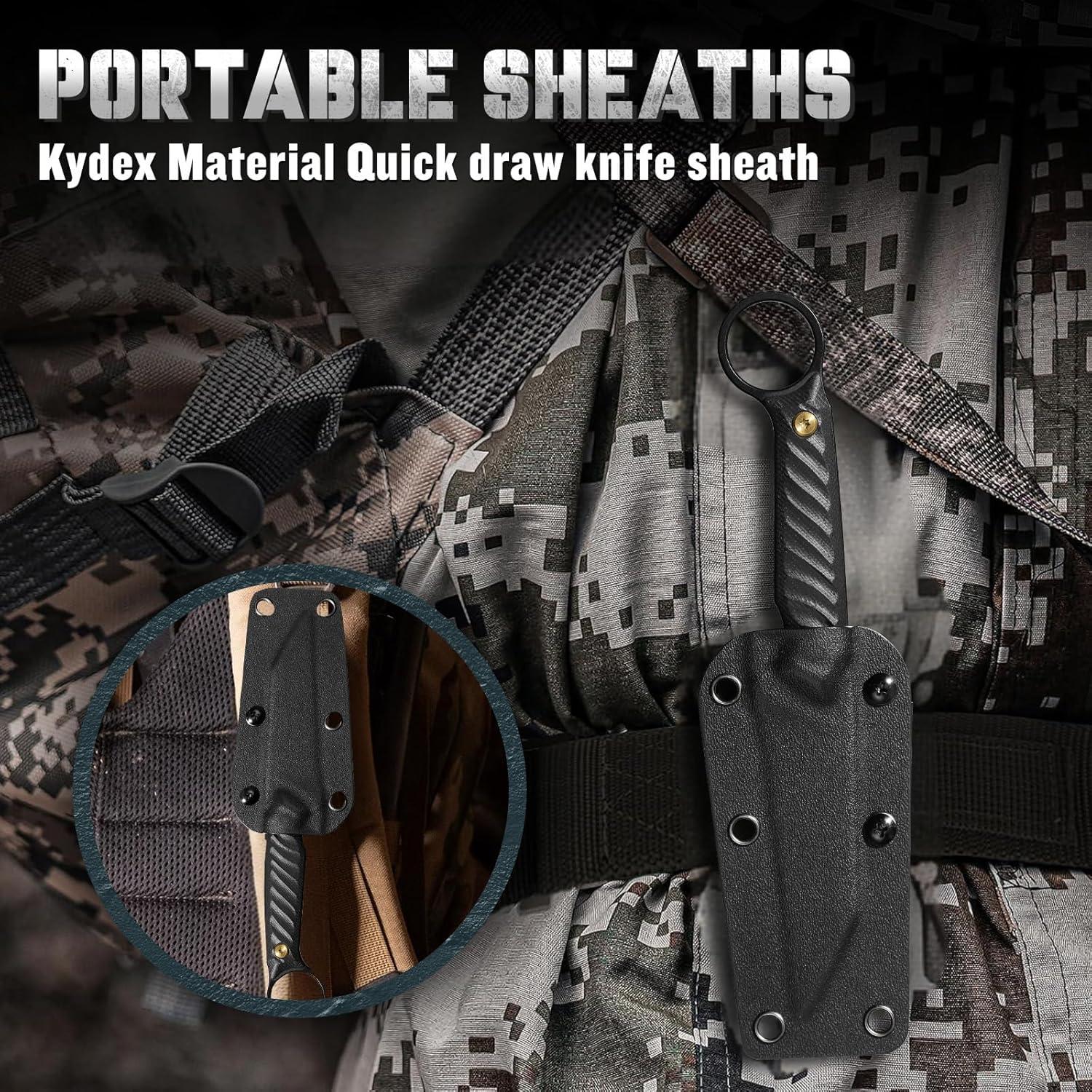 Cuchillo de Supervivencia DRGSKL Sheepsfoot 20.3cm Acero D2