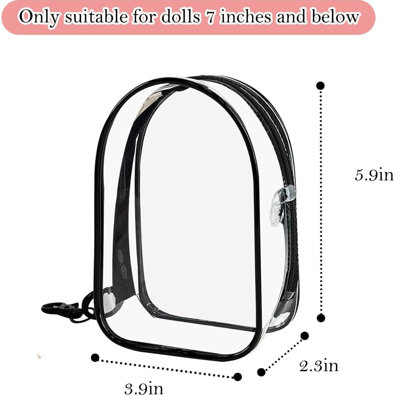 Funda de Exhibición LABUBU para Muñecas 10.4x5.3x18.3cm PVC