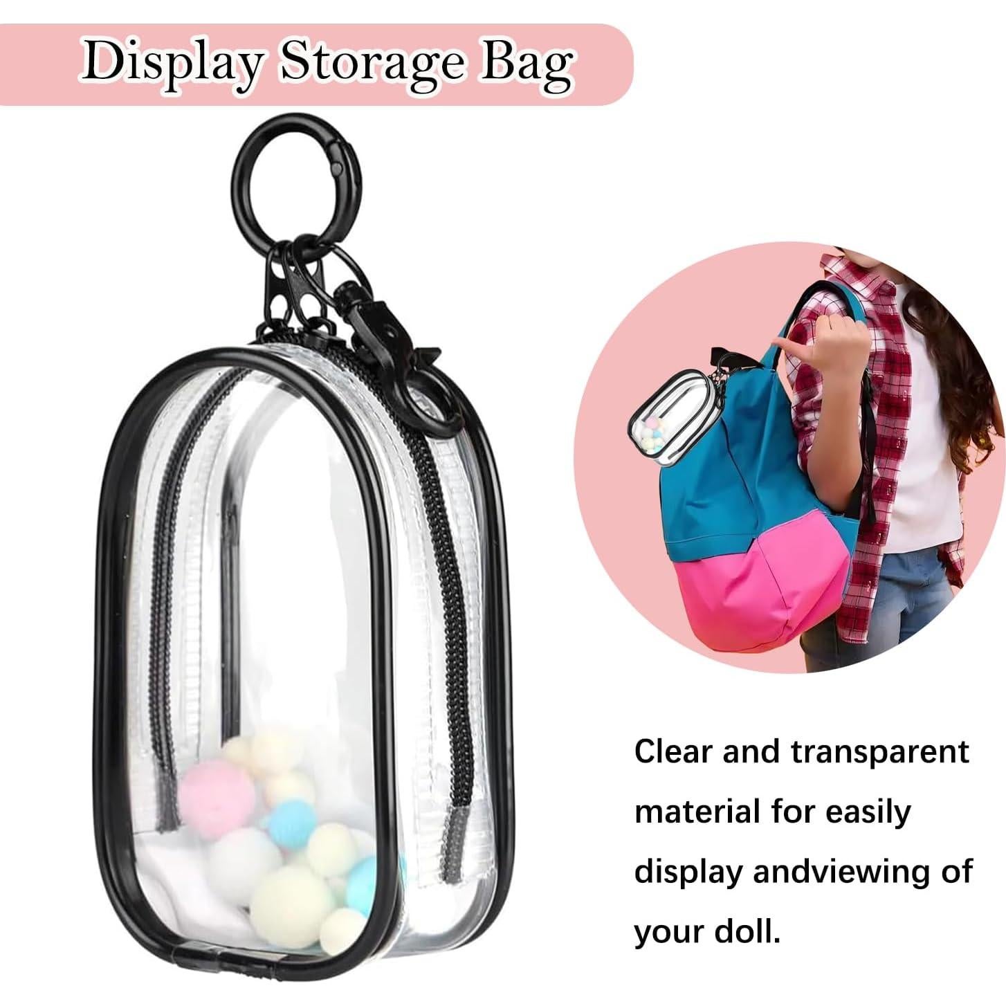 Funda de Exhibición LABUBU para Muñecas 10.4x5.3x18.3cm PVC