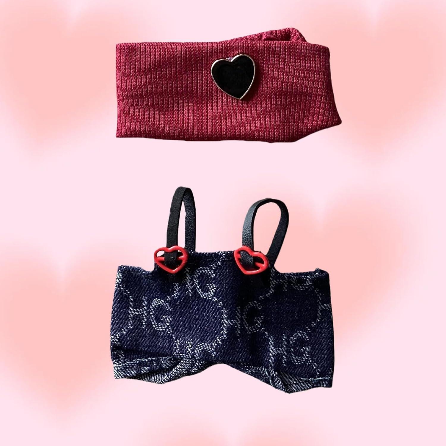 Ropa para Muñecas Labubu KPWIN - Conjunto Sombrero y Overoles