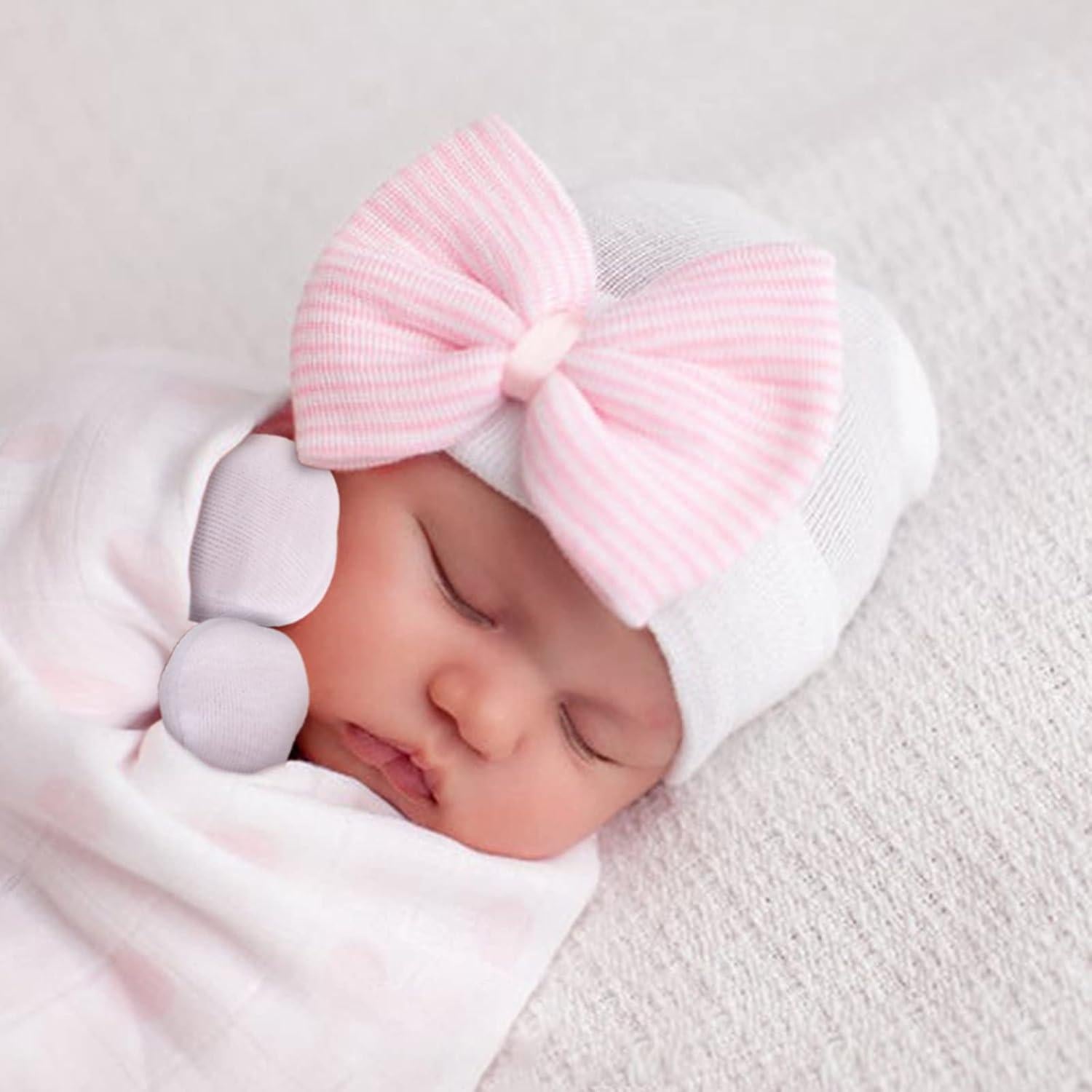 Conjunto Gorro y Manoplas BQUBO para Bebés 0-3 Meses