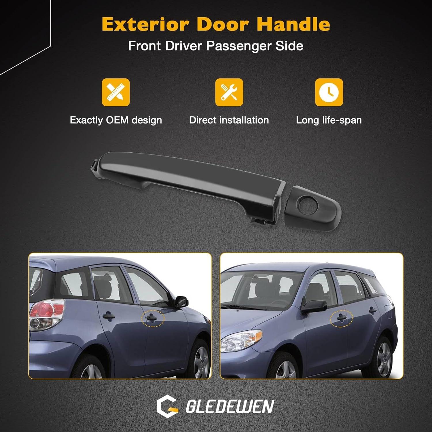 Mango de Puerta Delantero Izquierdo Gledewen para Toyota