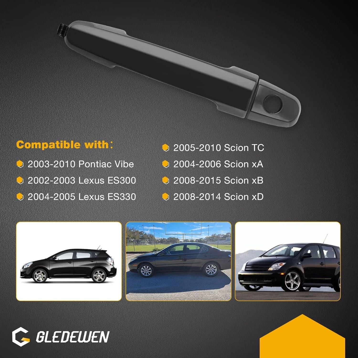 Mango de Puerta Delantero Izquierdo Gledewen para Toyota