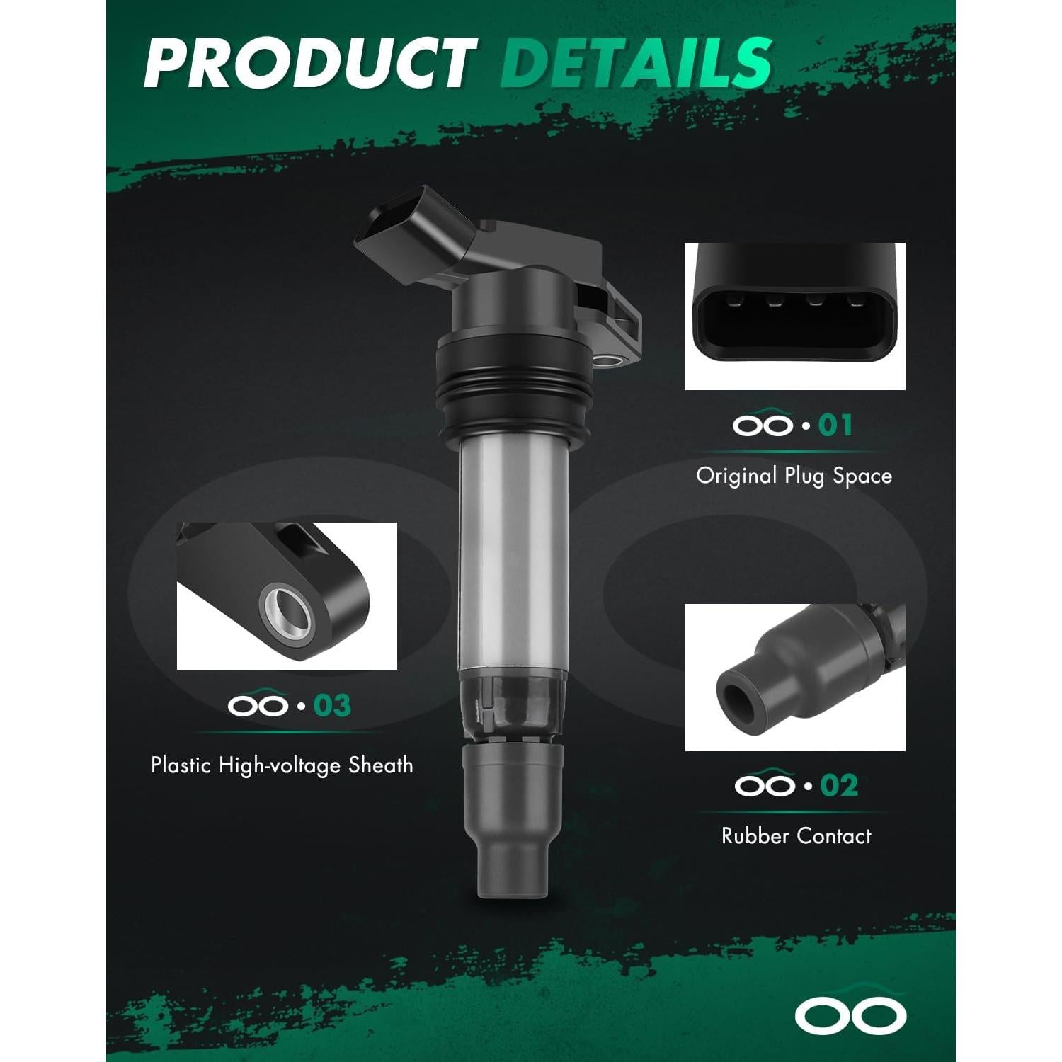 Bobinas de Encendido SCITOO UF594 para Volvo 6 Piezas