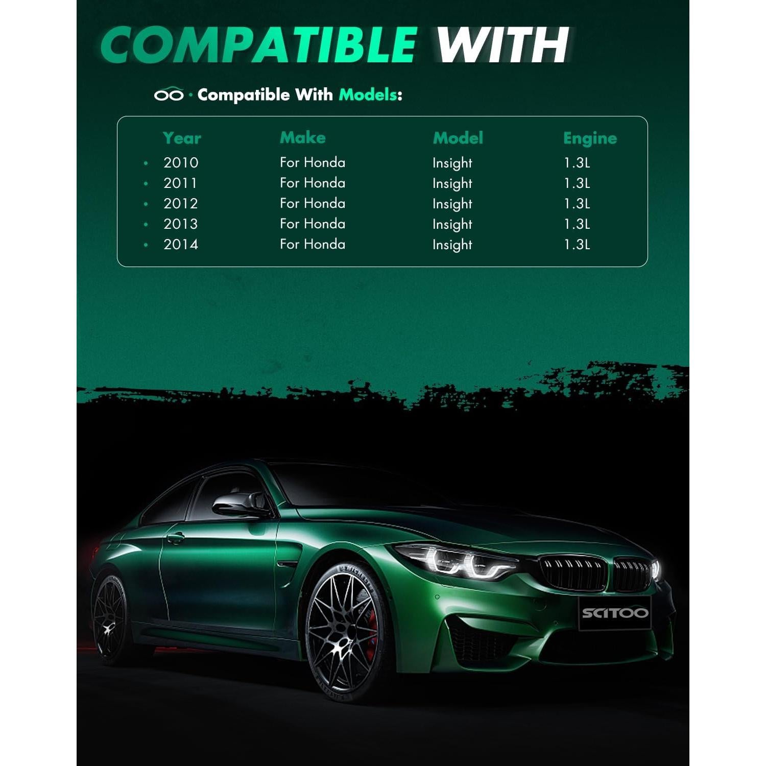 Bobina de Encendido SCITOO 4 Pcs para Honda Civic e Insight 1.5L