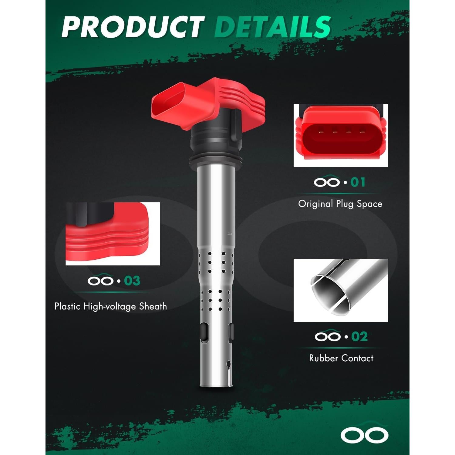 Bobina de Encendido SCITOO UF529 para T-ouareg, Cayenne, A4