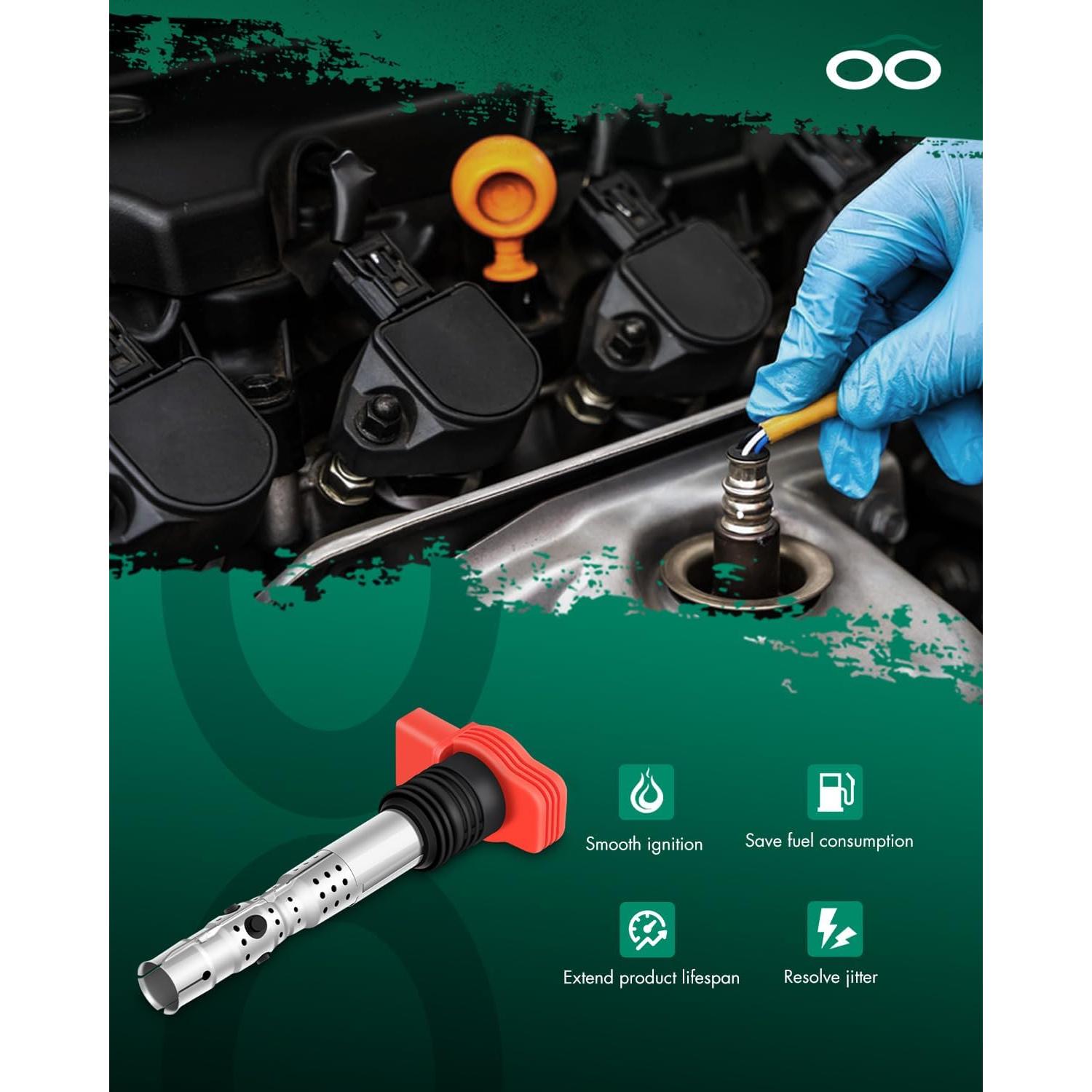 Bobina de Encendido SCITOO UF483 para A-udi A4/A6 3.0L 2002-2006