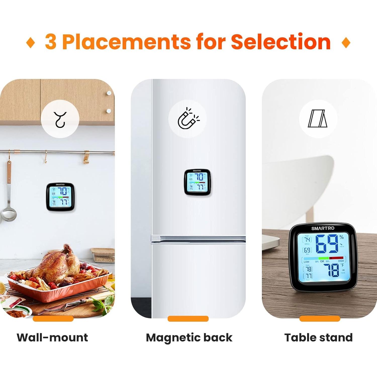 Higrómetro Digital SMARTRO SC42 Termómetro Interior Preciso