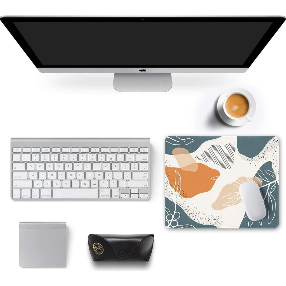 Alfombrilla de Ratón Auhoahsil Arte Abstracto 30x25 cm Antideslizante