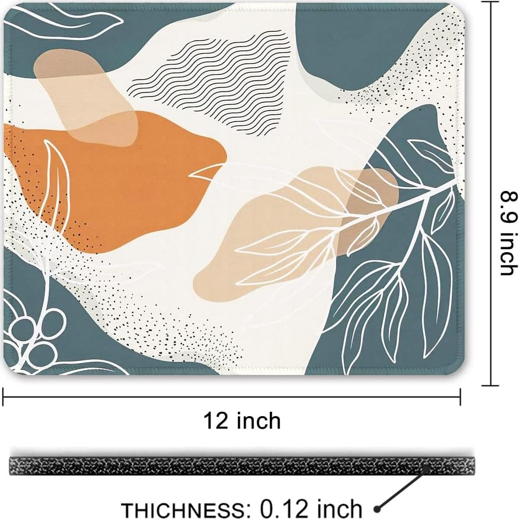 Alfombrilla de Ratón Auhoahsil Arte Abstracto 30x25 cm Antideslizante