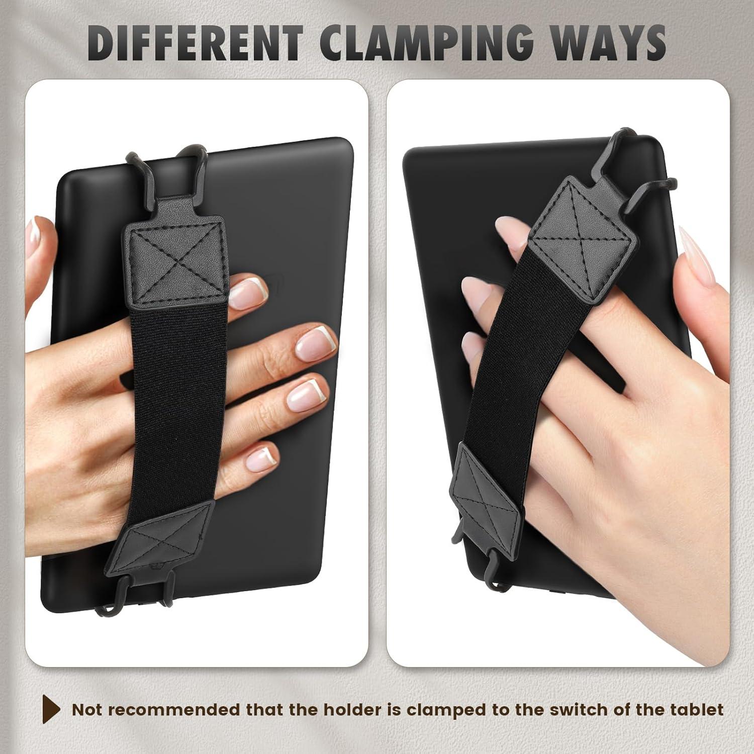 Correa de Mano MoKo para Tabletas de 6-8" - Soporte Elástico Negro