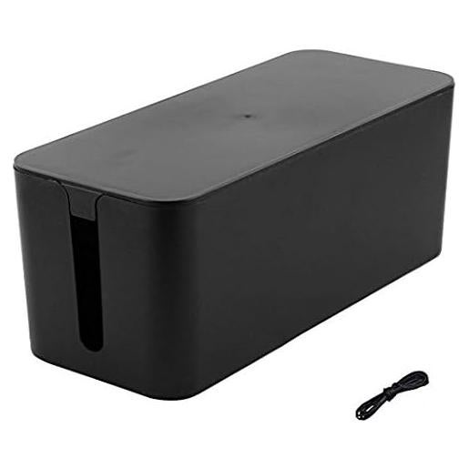 Caja Organizadora de Cables Resulzon 23.5x12x11.5cm Negra