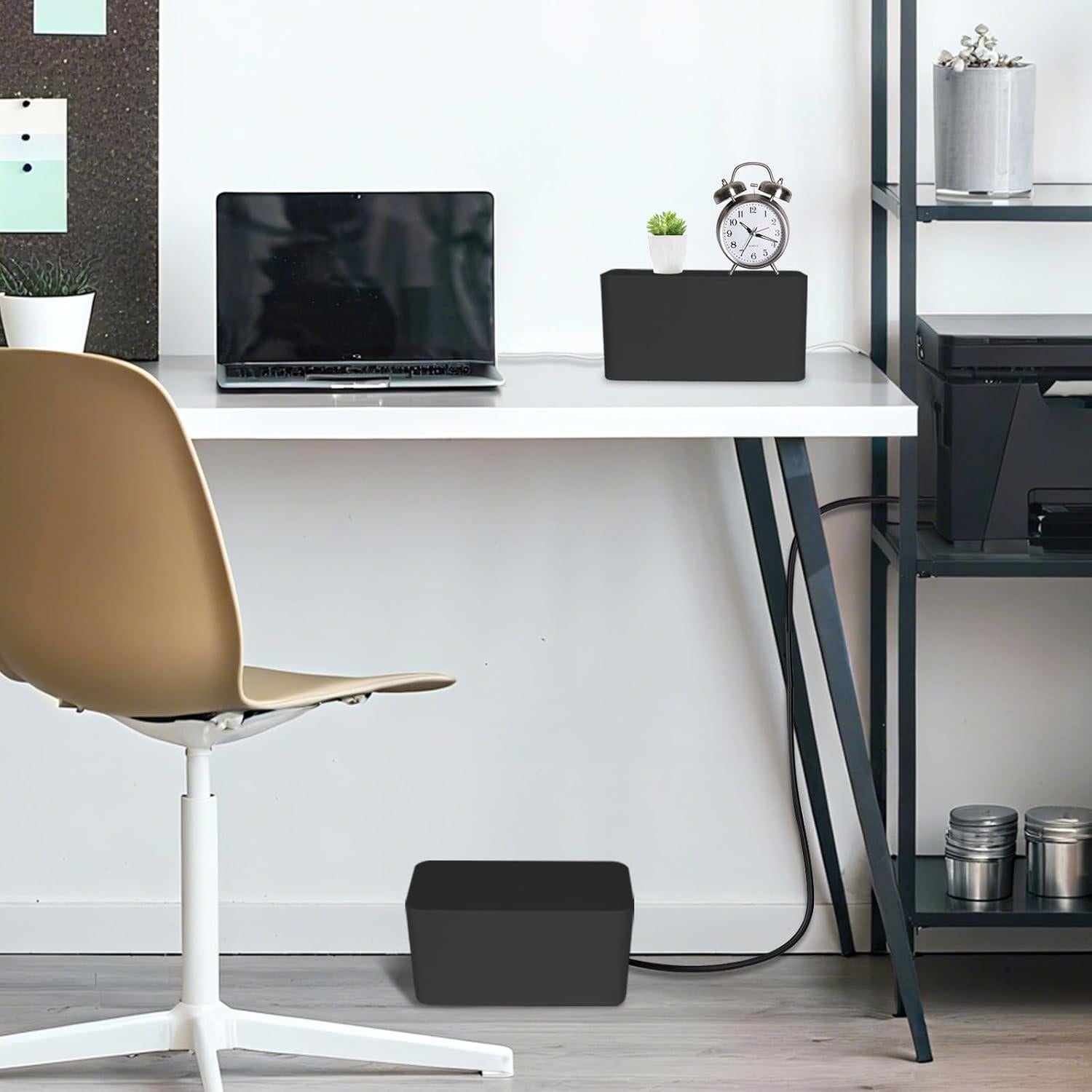 Caja Organizadora de Cables Resulzon 23.5x12x11.5cm Negra