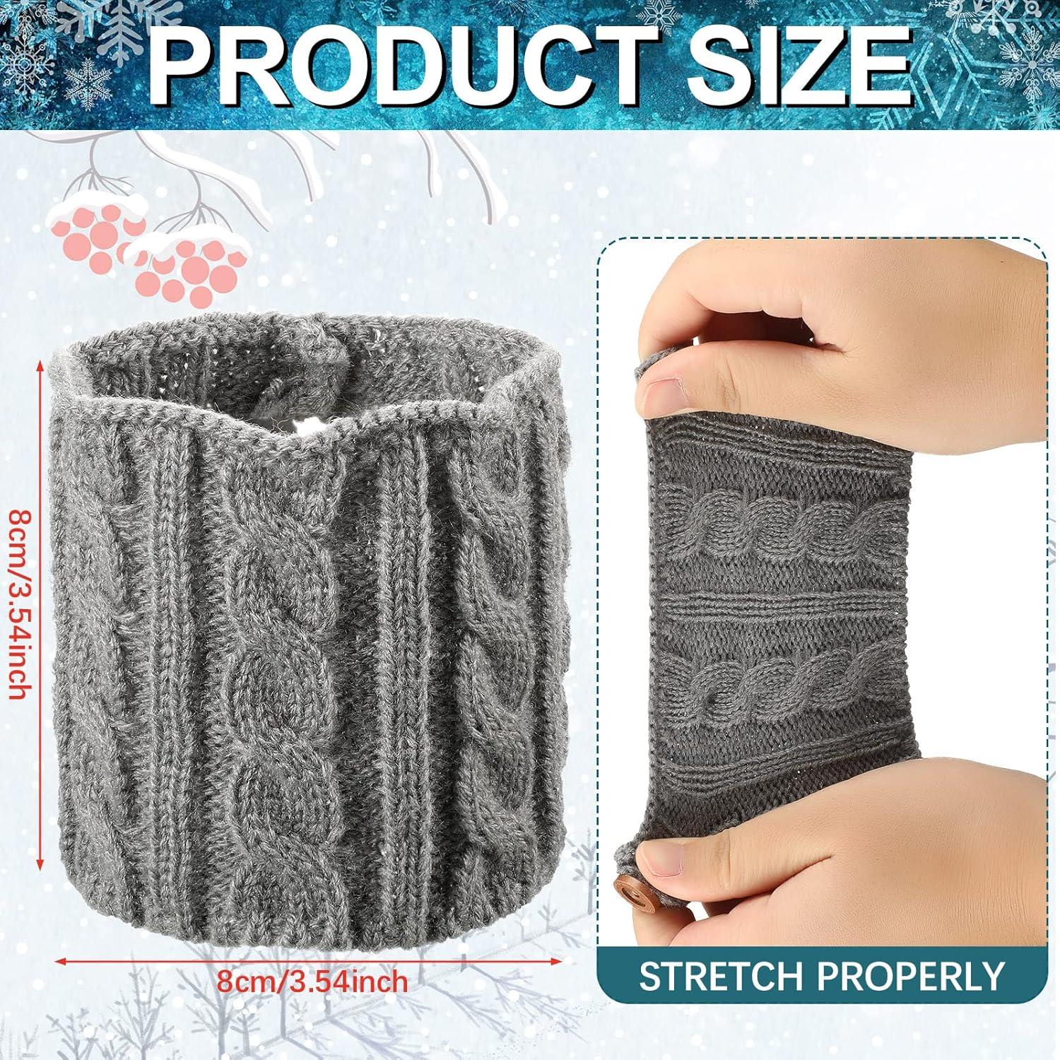 Mangas Aislantes Reutilizables Skyley 4 Pcs para Tazas 18x9cm