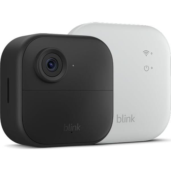 Blink Outdoor 4 XR (newest model) – two-year battery wireless camera with 4x security coverage, 1000 ft open-air range or 400 ft with typical use — 1 camera system