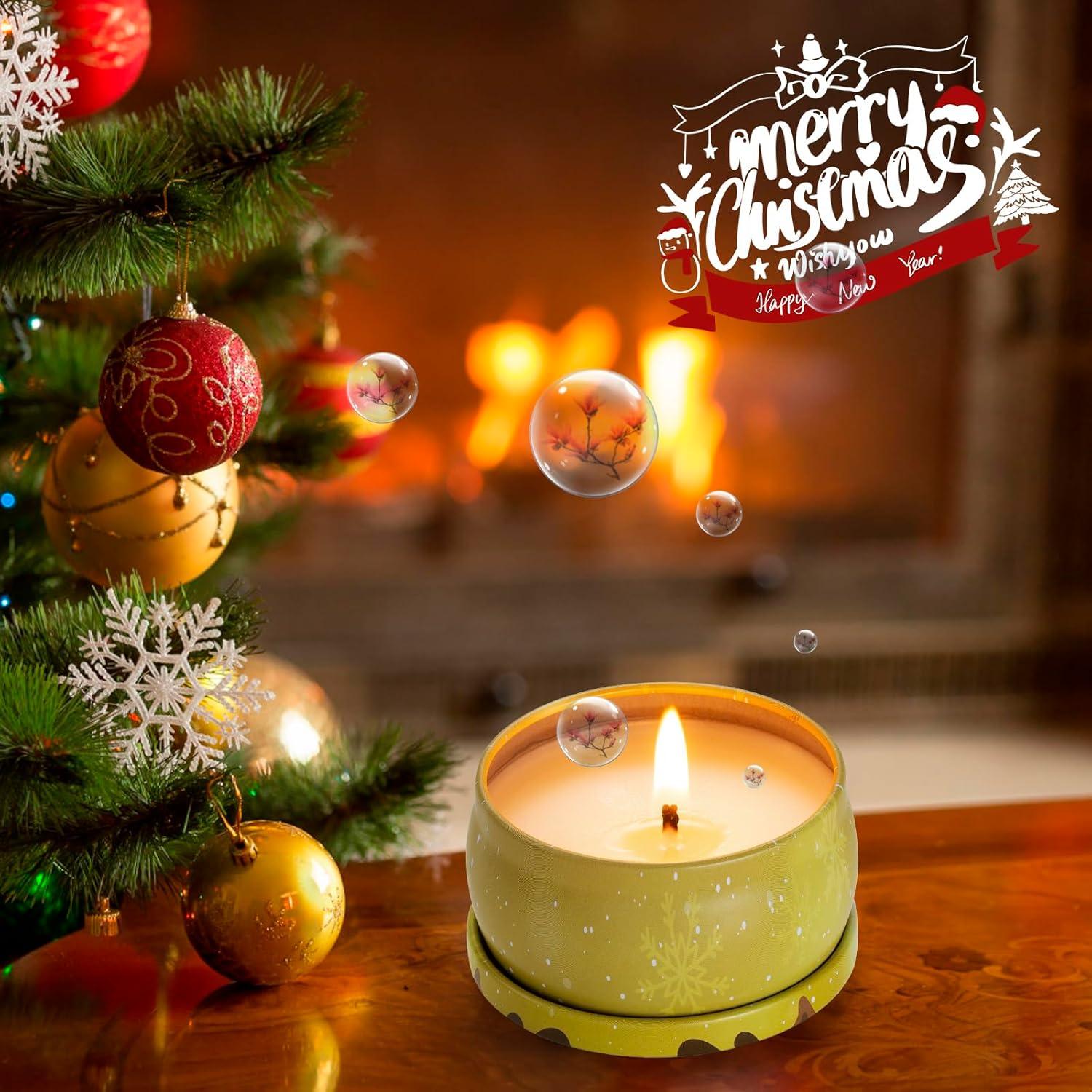 Set de Velas Aromáticas Hausware 3 Pack 70.9 g Soja Navidad