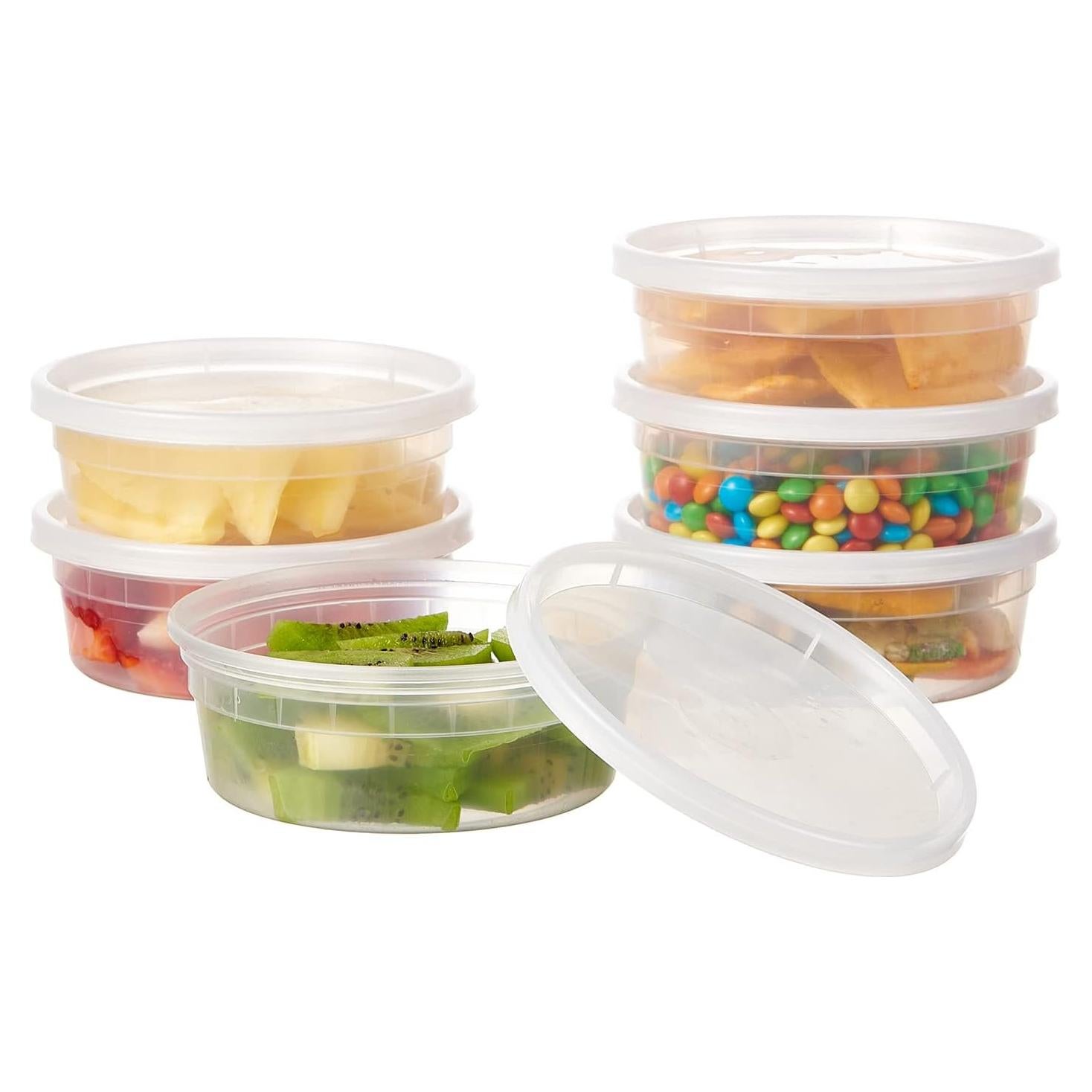 Contenedores de Almacenamiento de Comida FULING 8 oz - 48 Piezas