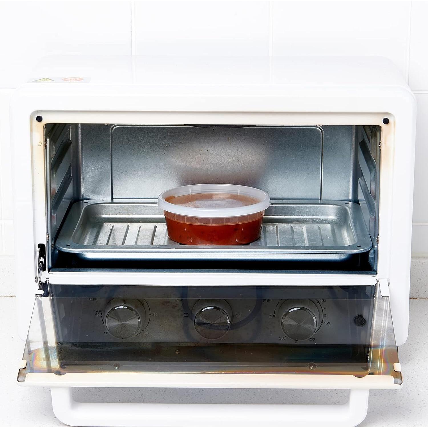 Contenedores de Almacenamiento de Comida FULING 8 oz - 48 Piezas