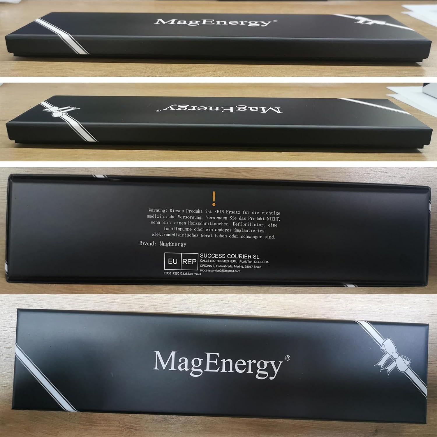 Masajeador Gua Sha MagEnergy de Cobre Puro 17.5x3.8cm