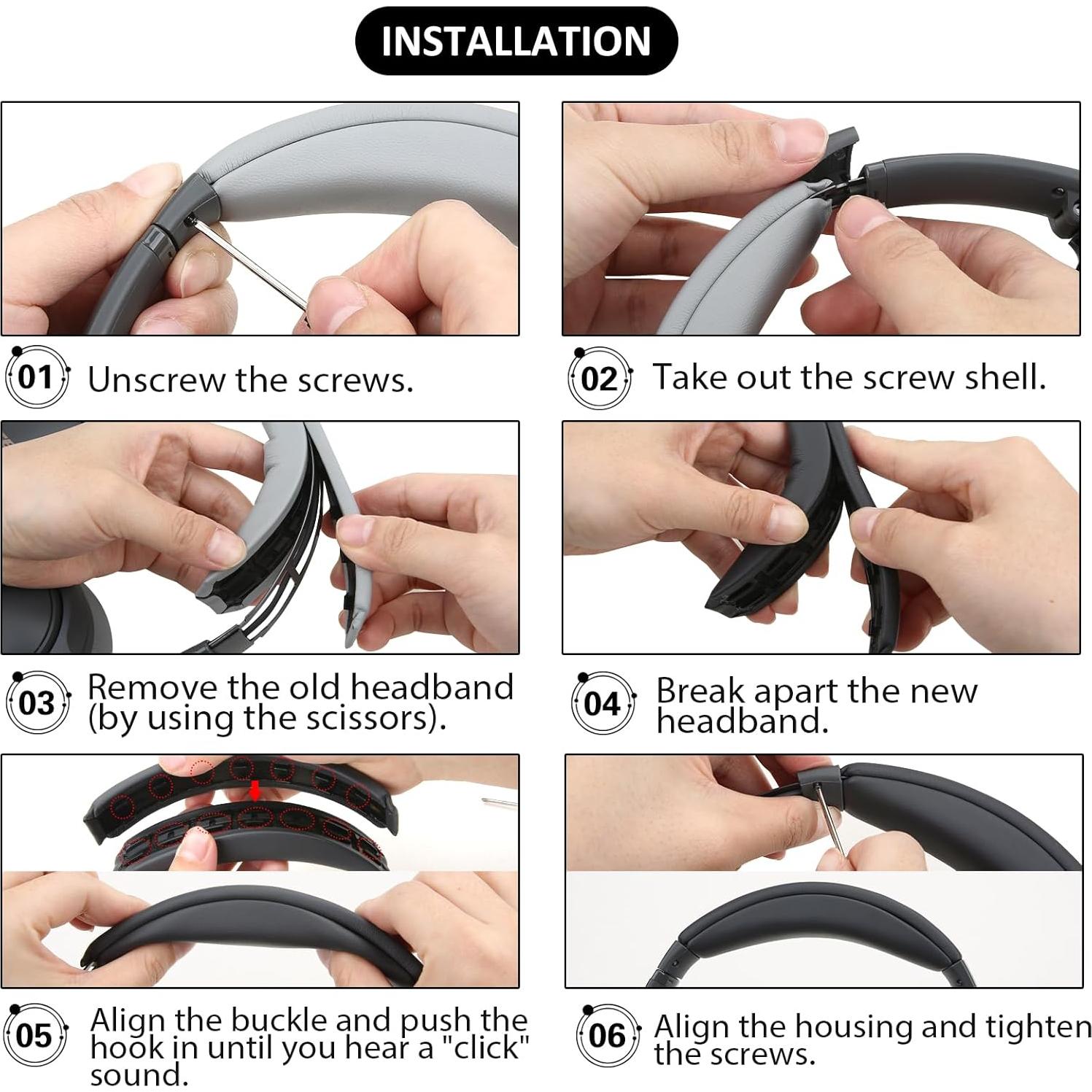 Funda de diadema Laselan para Bose QuietComfort 45/35 - Arena