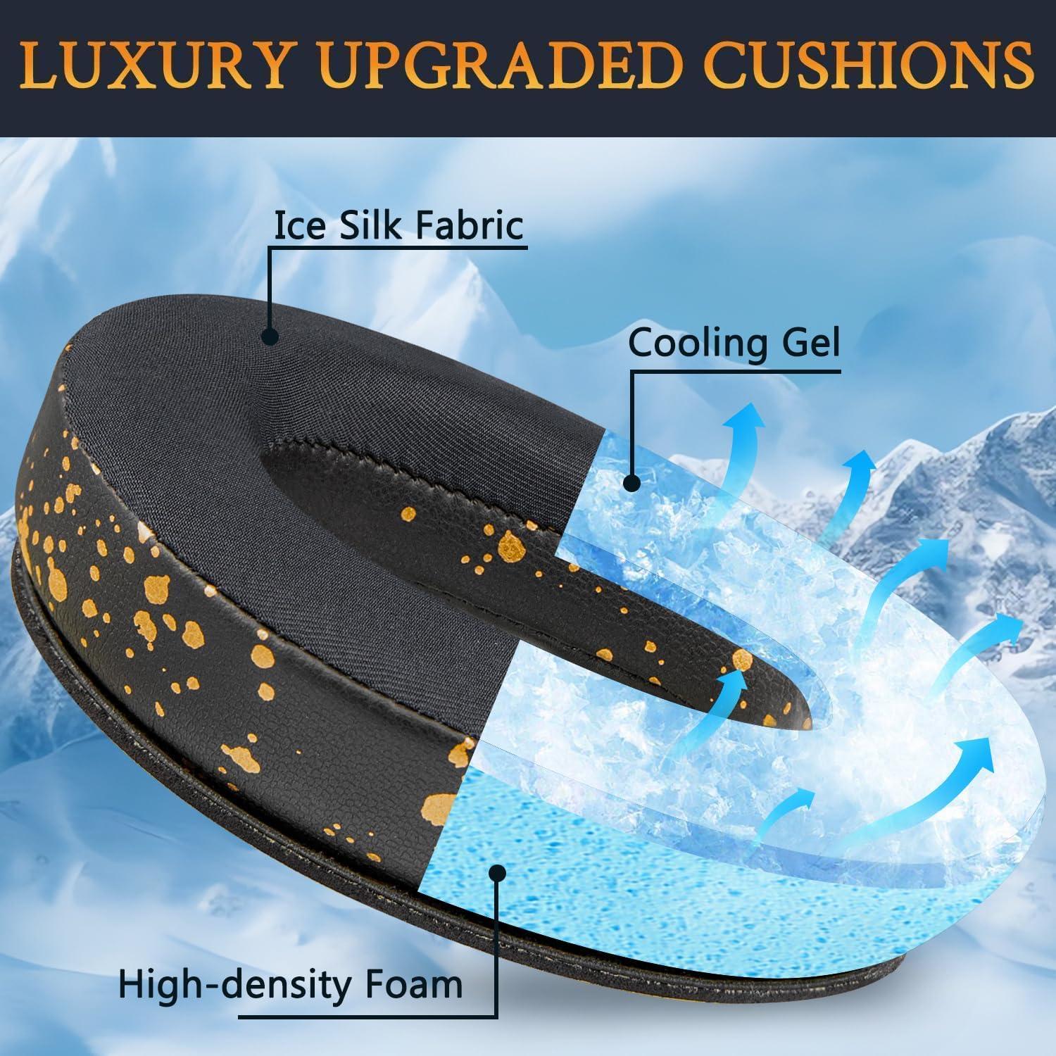 Almohadillas de Gel Refrigerante SoloWIT para Auriculares Bose QC35