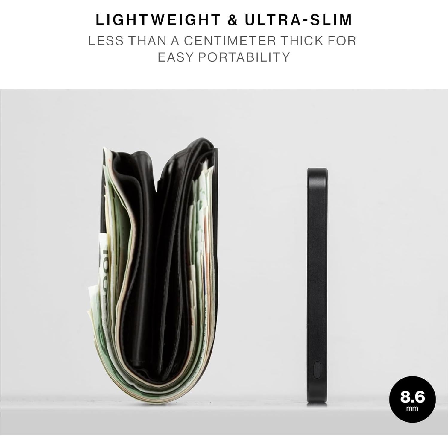 Banco de Energía Magnético Native Union 5000mAh Negro