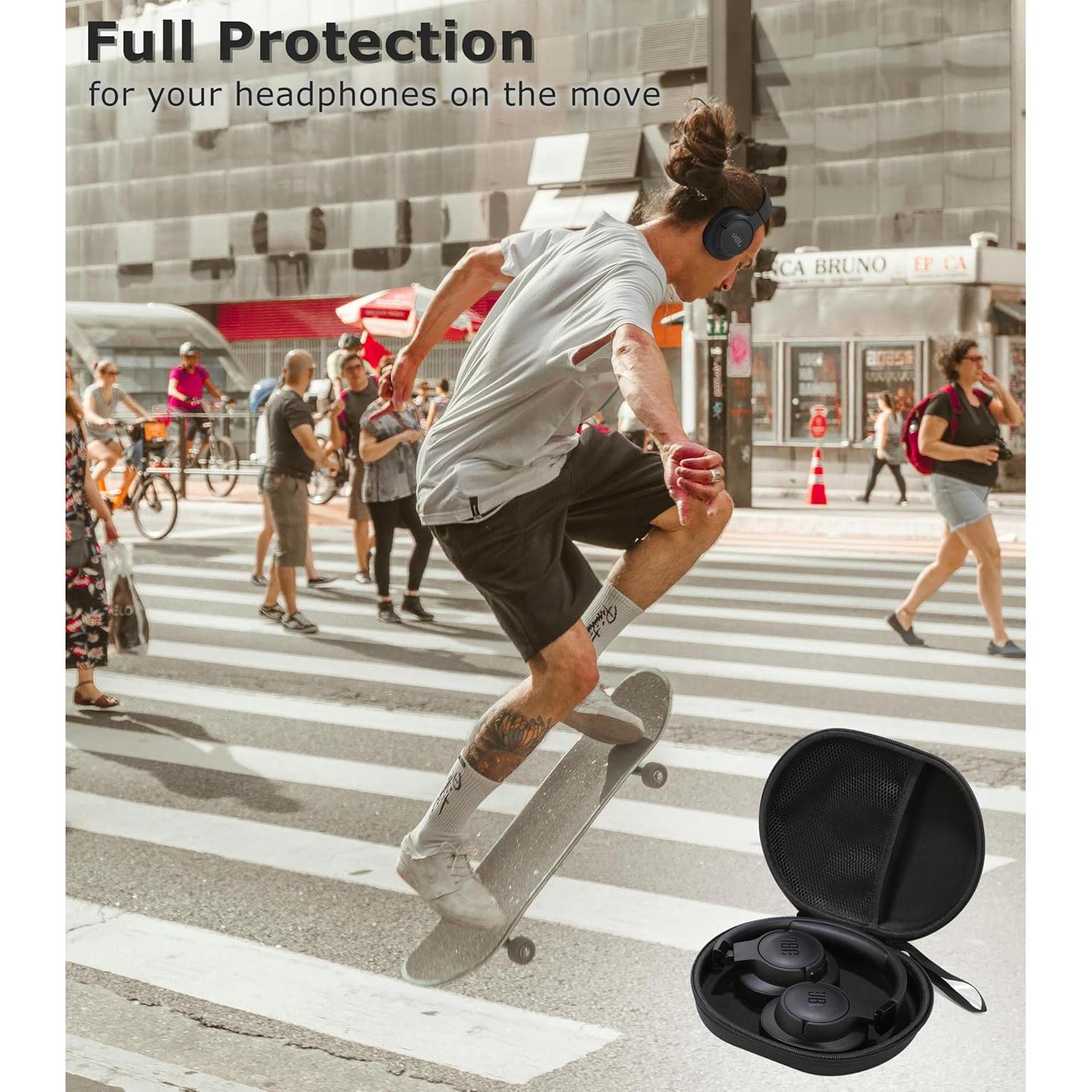 Funda Dura Ginsco para Auriculares Inalámbricos JBL y Bose