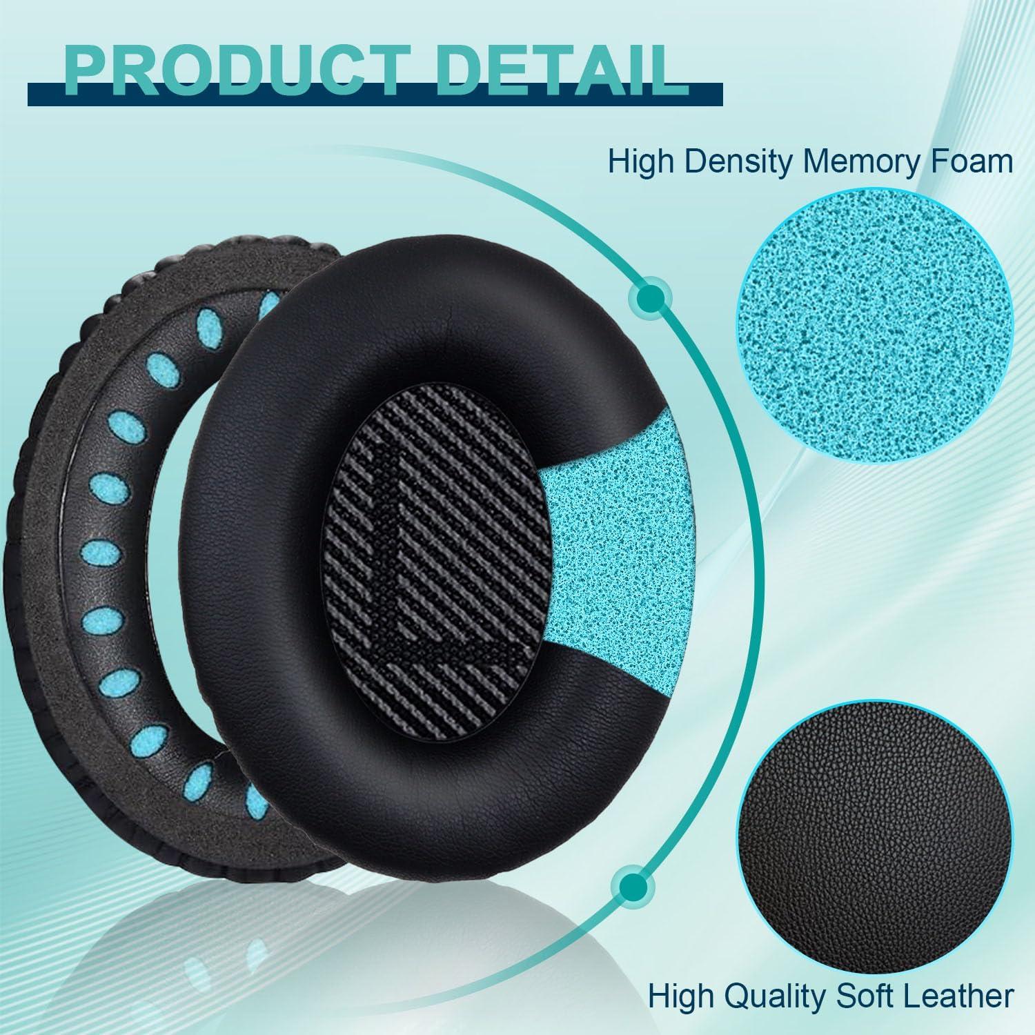 Almohadillas de Reemplazo HAOMUK para Auriculares Bose QC35 II