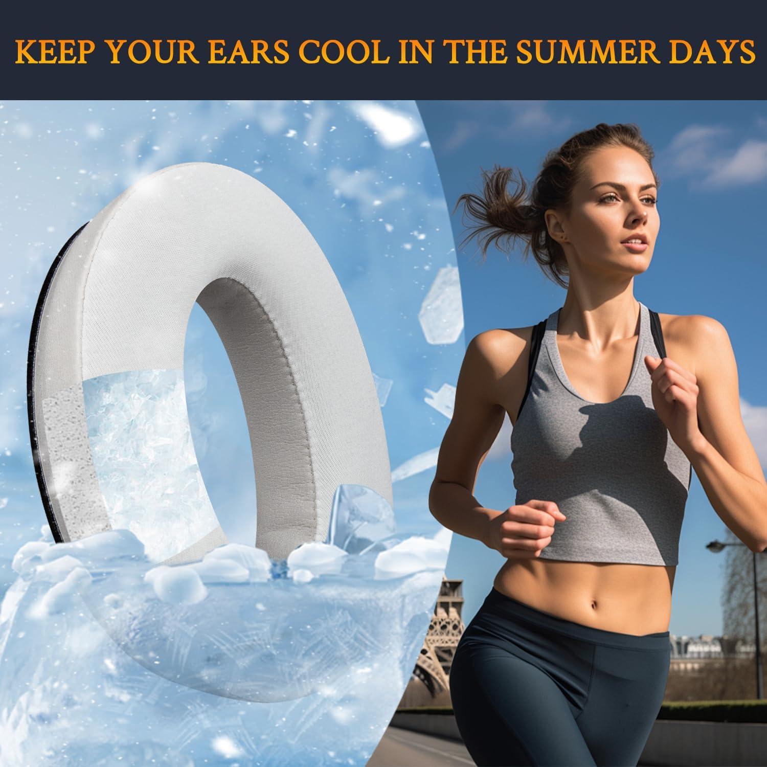 Almohadillas de Gel Refrigerante SOULWIT para Bose QC45 y SE - Blancas