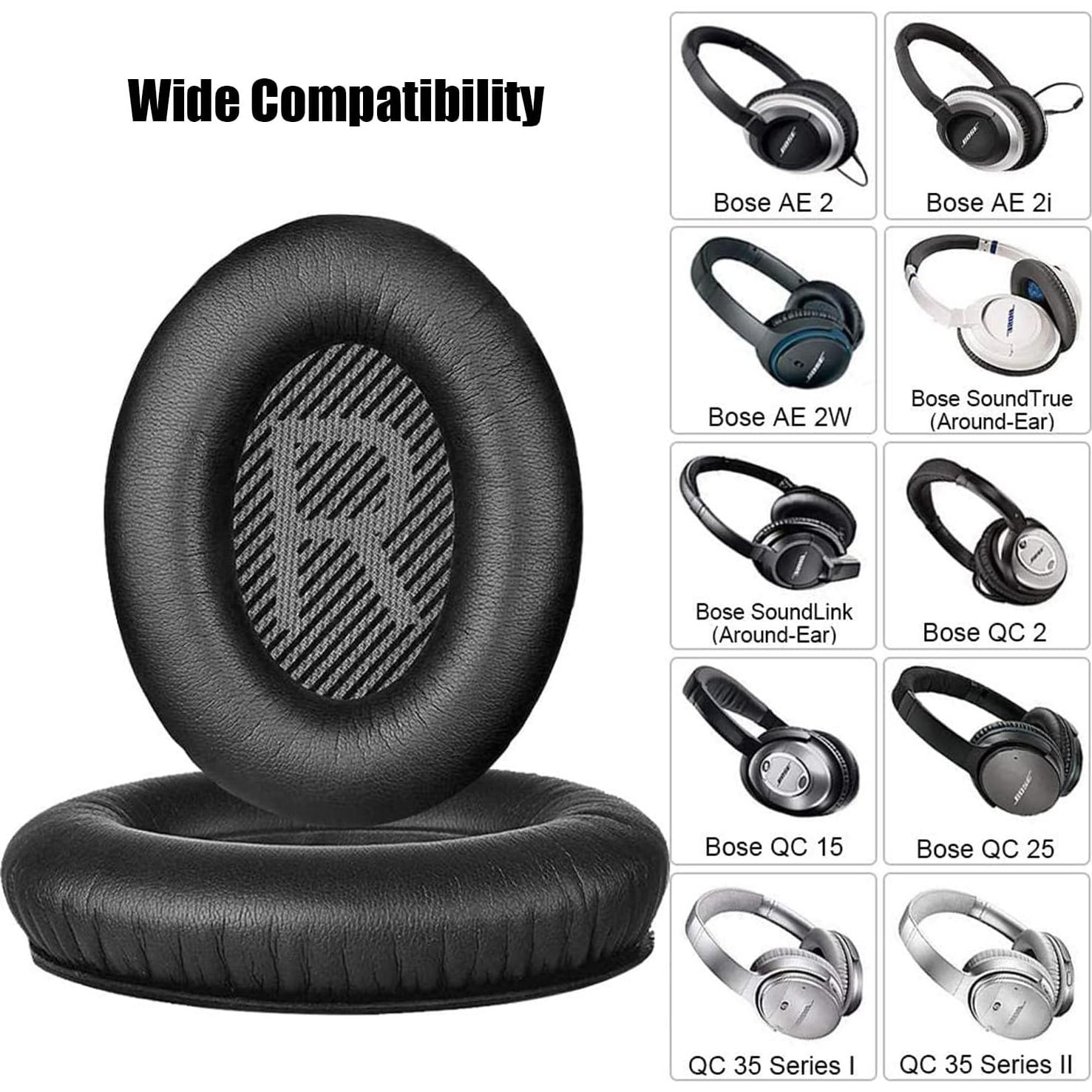Almohadillas de Reemplazo Bose QuietComfort 35 II Negro