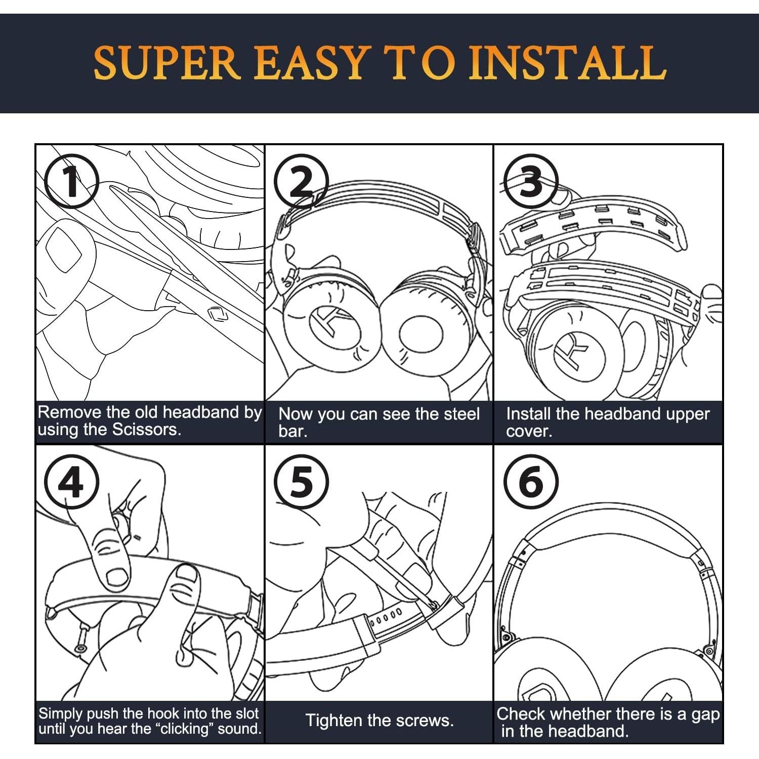 Funda de diadema SOULWIT para Bose QuietComfort 45 y SE - Humo blanco