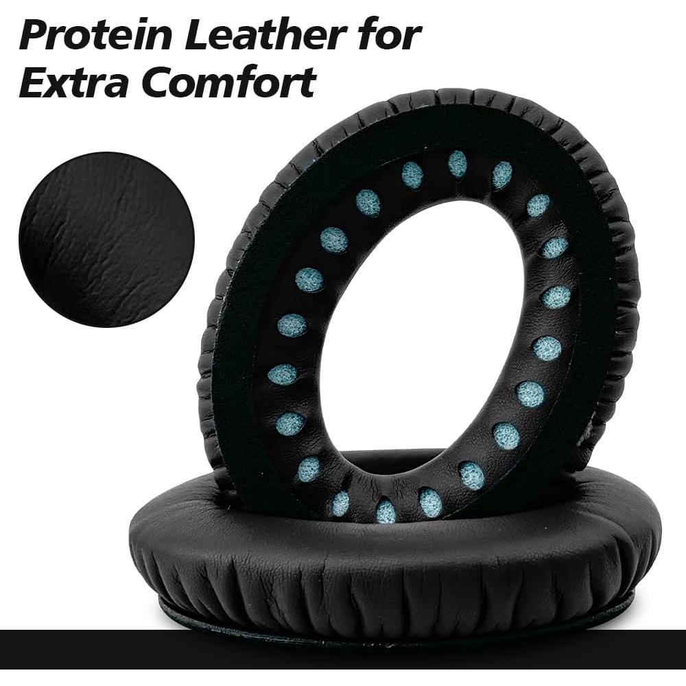 Almohadillas de Reemplazo Bose QC35 II - Cuero Suave y Espuma