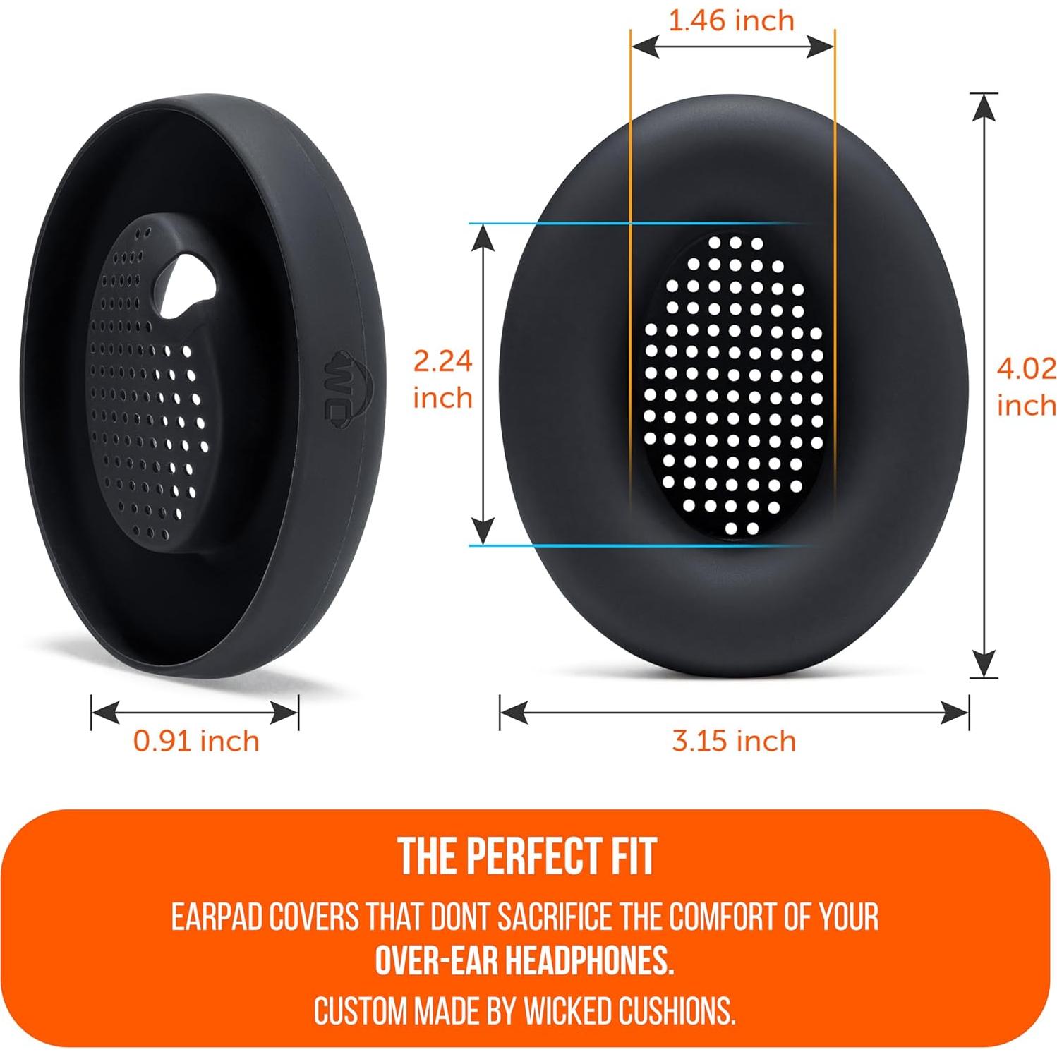 Fundas Protectores de Sudor WC SweatZ para Sony WH1000XM4 - Negro