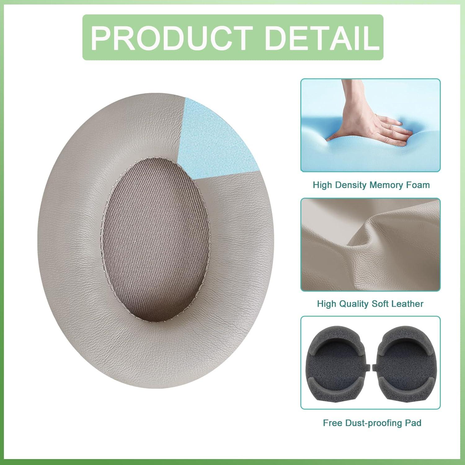 Almohadillas de Repuesto Hopopower para Auriculares Sony WH-1000XM4 - Espuma Acústica Oro