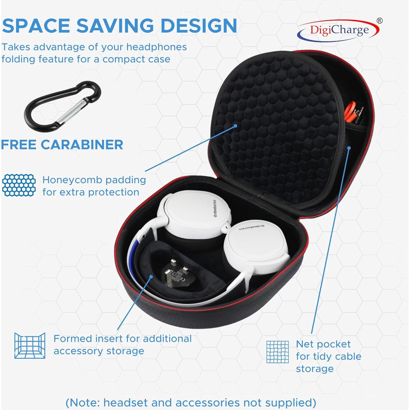 Funda Dura DigiCharge para Auriculares Sobre La Oreja