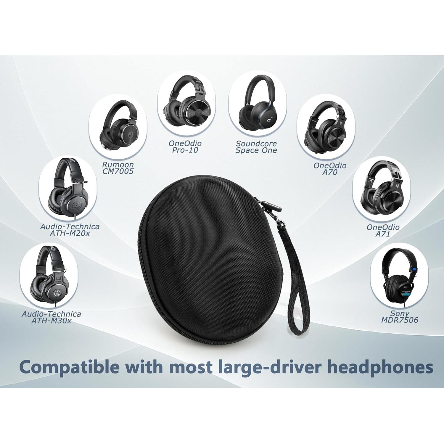 Funda dura para auriculares Ginsco Pro 10/A70/A71 y más